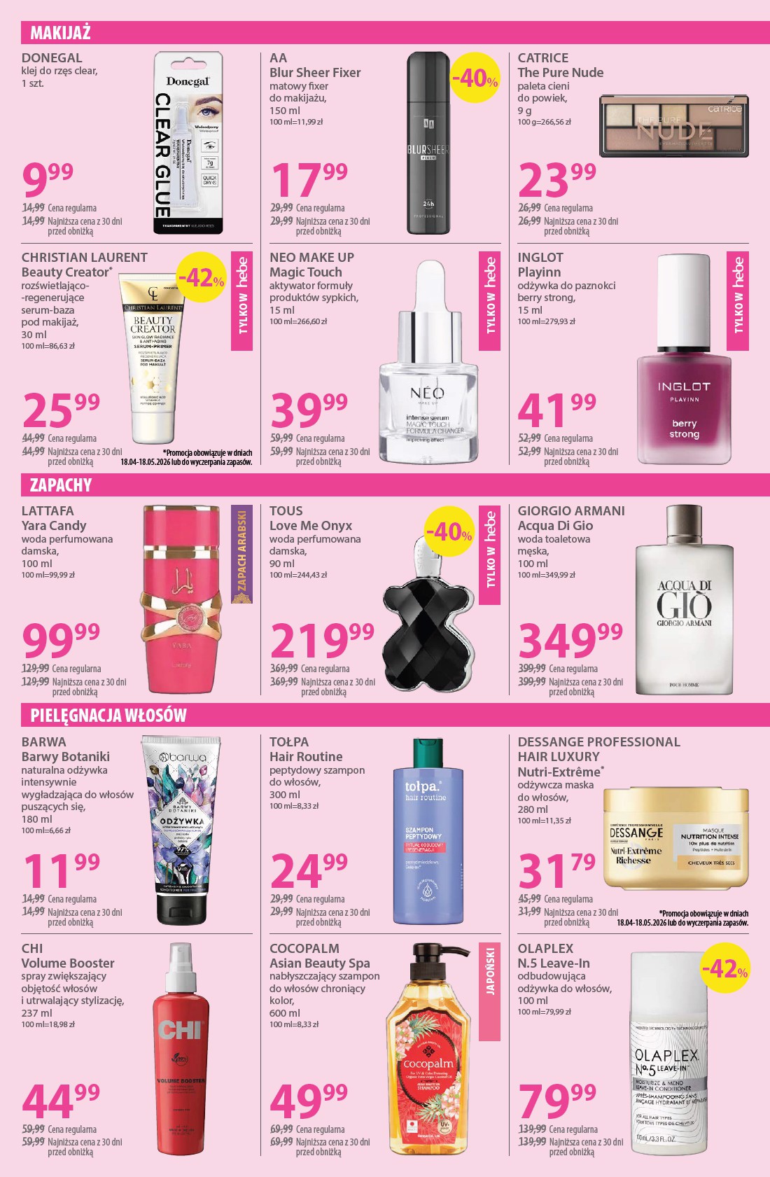 hebe - Aktualna gazetka Hebe ważna od 18.04.2026 do 03.05.2026 - page: 5