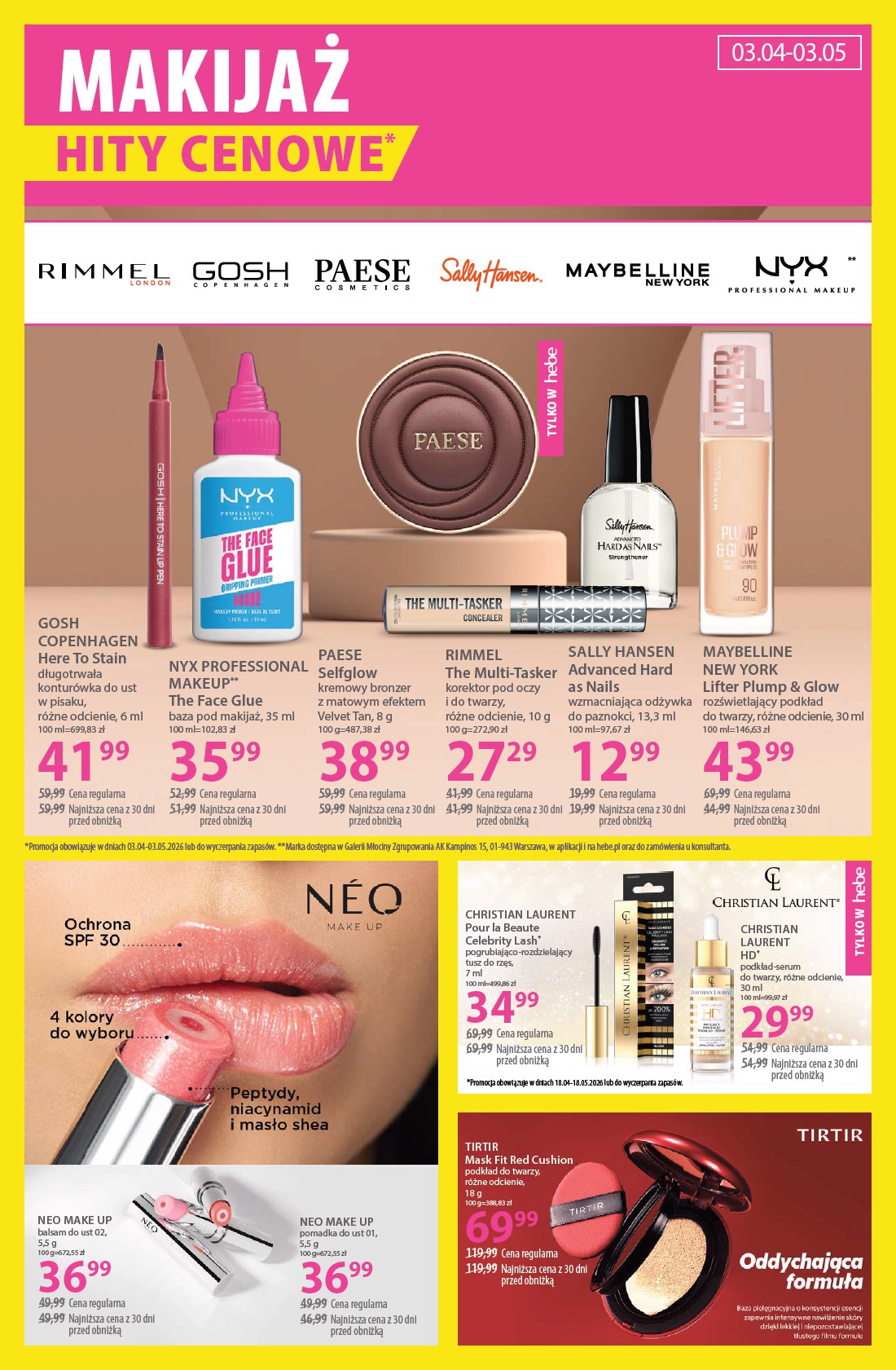 hebe - Aktualna gazetka Hebe ważna od 18.04.2026 do 03.05.2026 - page: 10