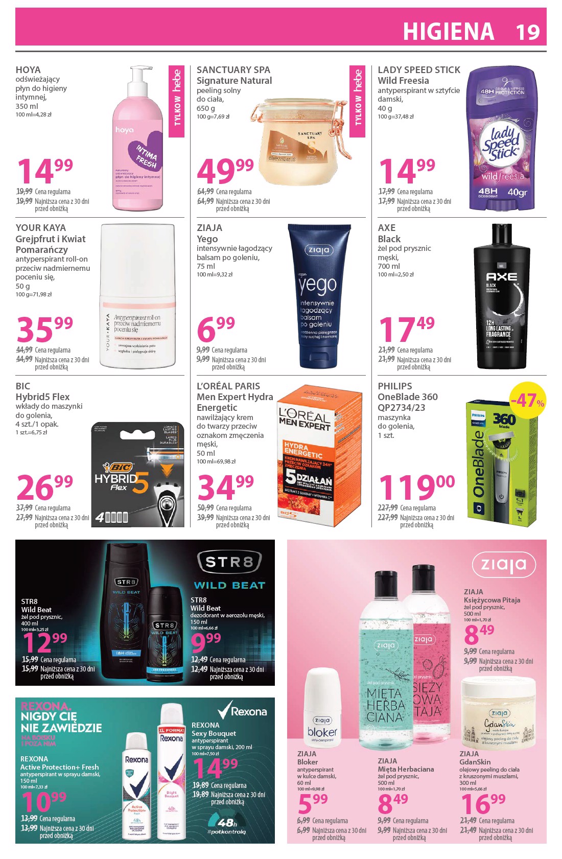 hebe - Aktualna gazetka Hebe ważna od 18.04.2026 do 03.05.2026 - page: 19