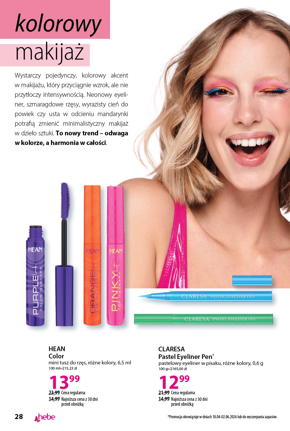 hebe - Aktualna gazetka Hebe - Katalog ważna od 18.04.2026 do 18.05.2026 - page: 28