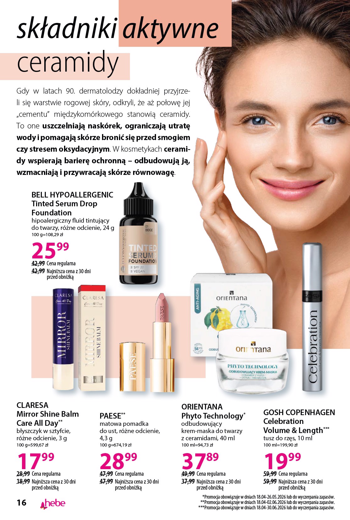 hebe - Aktualna gazetka Hebe - Katalog ważna od 18.04.2026 do 18.05.2026 - page: 16