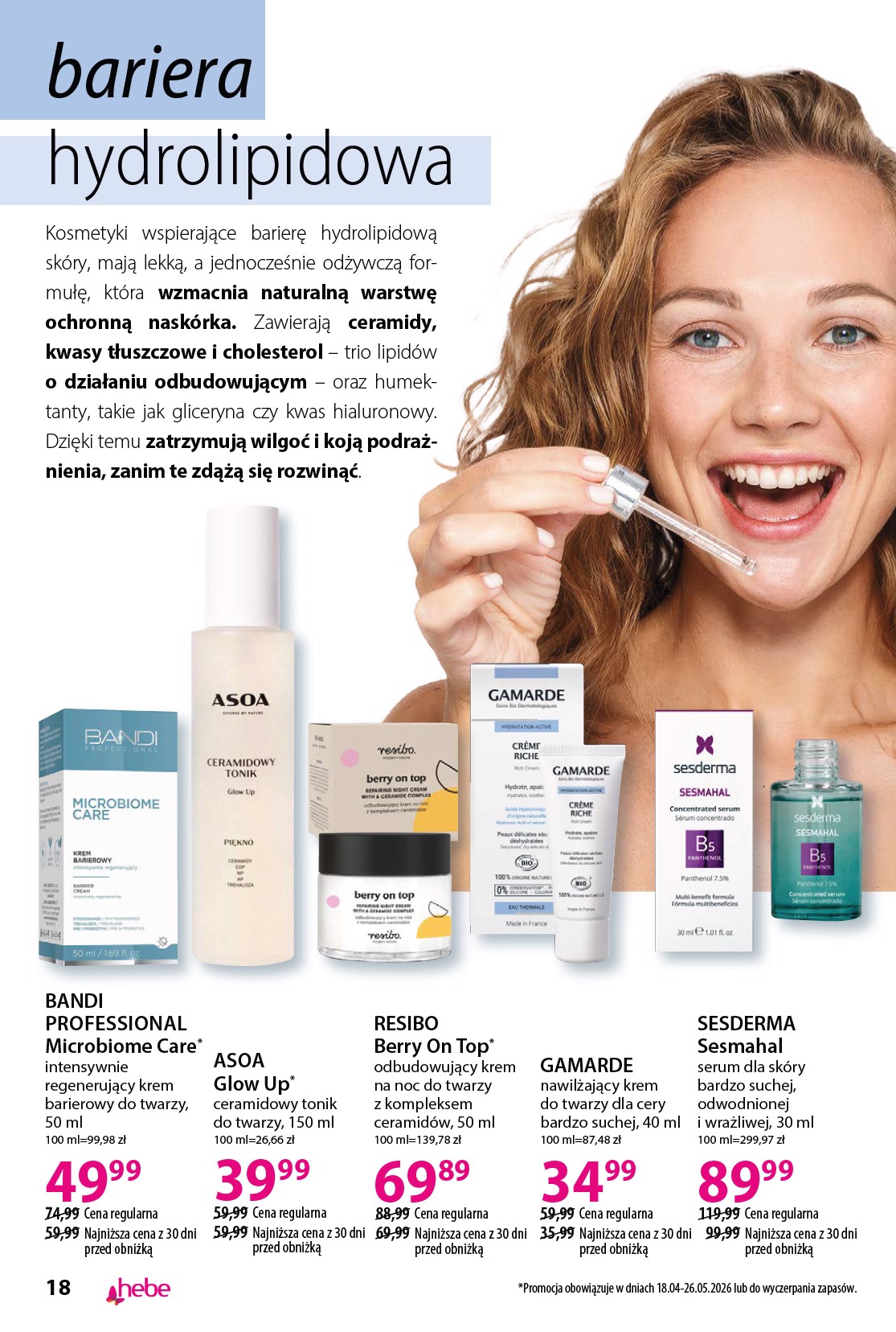 hebe - Aktualna gazetka Hebe - Katalog ważna od 18.04.2026 do 18.05.2026 - page: 18