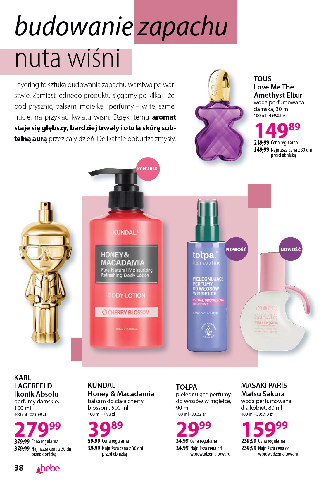hebe - Aktualna gazetka Hebe - Katalog ważna od 18.04.2026 do 18.05.2026 - page: 38