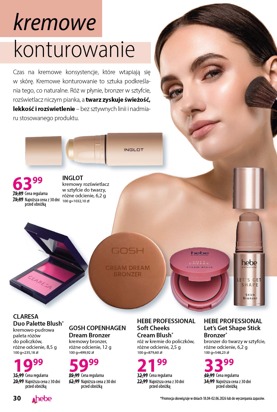 hebe - Aktualna gazetka Hebe - Katalog ważna od 18.04.2026 do 18.05.2026 - page: 30