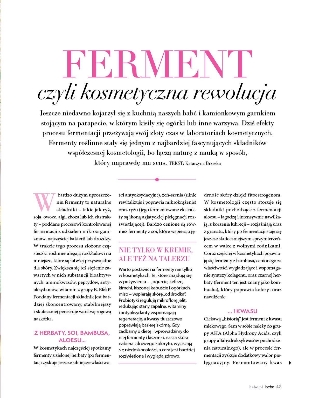 hebe - Aktualna gazetka Hebe - Magazyn ważna od 01.05.2026 do 30.06.2026 - page: 43