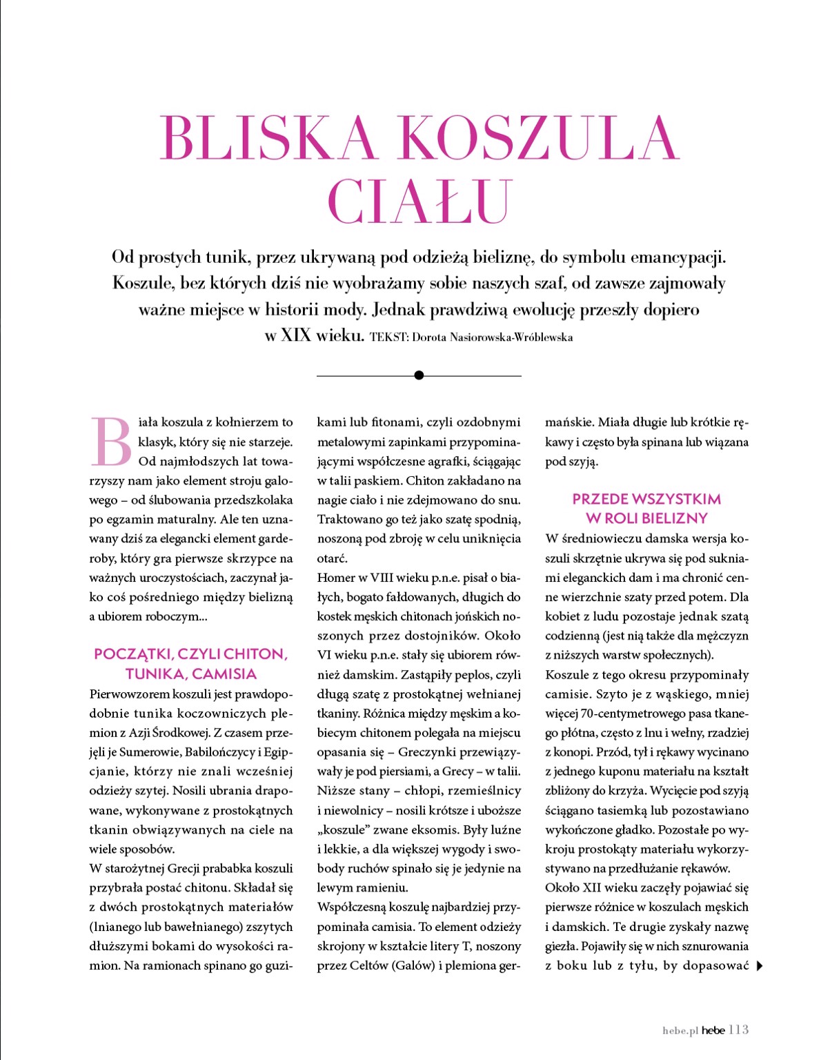 hebe - Aktualna gazetka Hebe - Magazyn ważna od 01.05.2026 do 30.06.2026 - page: 113