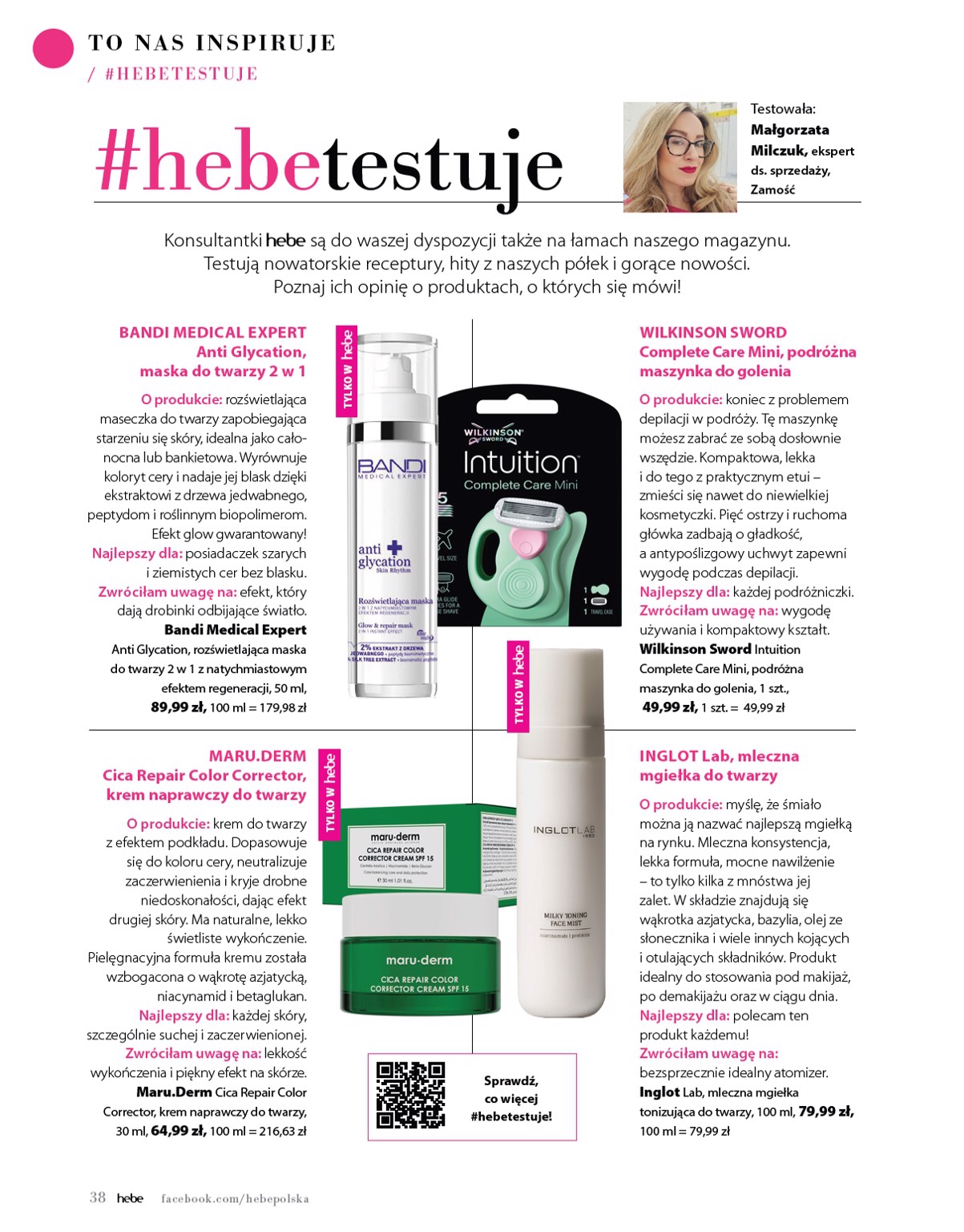 hebe - Aktualna gazetka Hebe - Magazyn ważna od 01.05.2026 do 30.06.2026 - page: 38