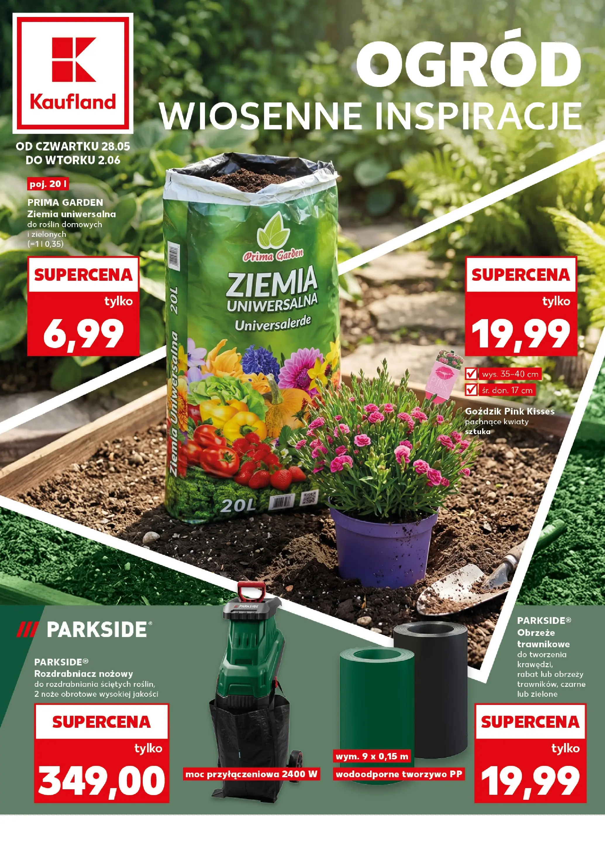 kaufland - Nowa gazetka Kaufland - Katalog Ogród ważna od 28.05.2026 do 02.06.2026