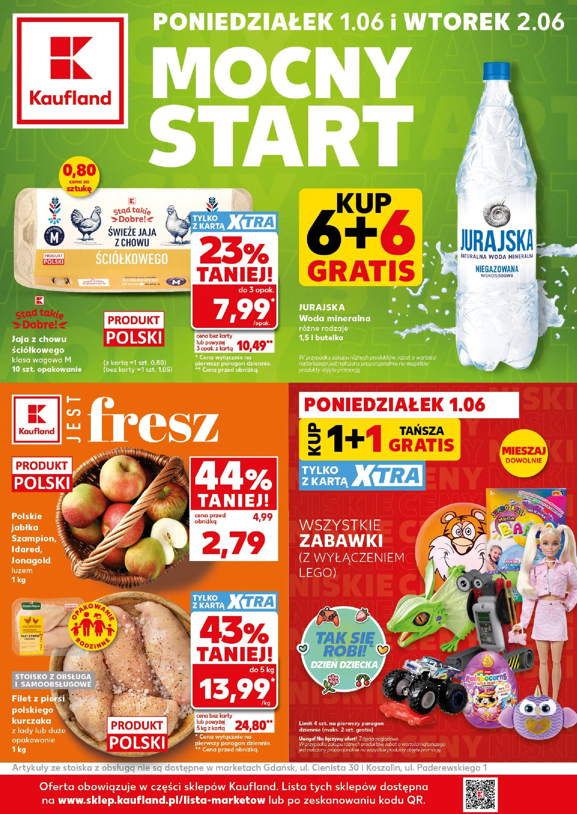 kaufland - Nowa gazetka Kaufland - Mocny Start ważna od 01.06.2026 do 02.06.2026 - page: 1