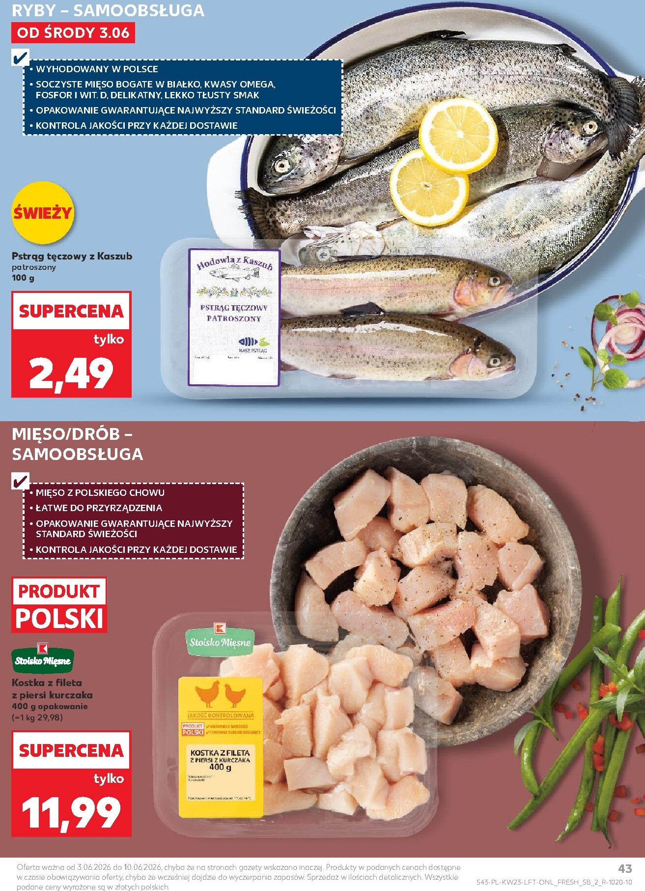 kaufland - Nowa gazetka Kaufland ważna od 03.06.2026 do 10.06.2026 - page: 43