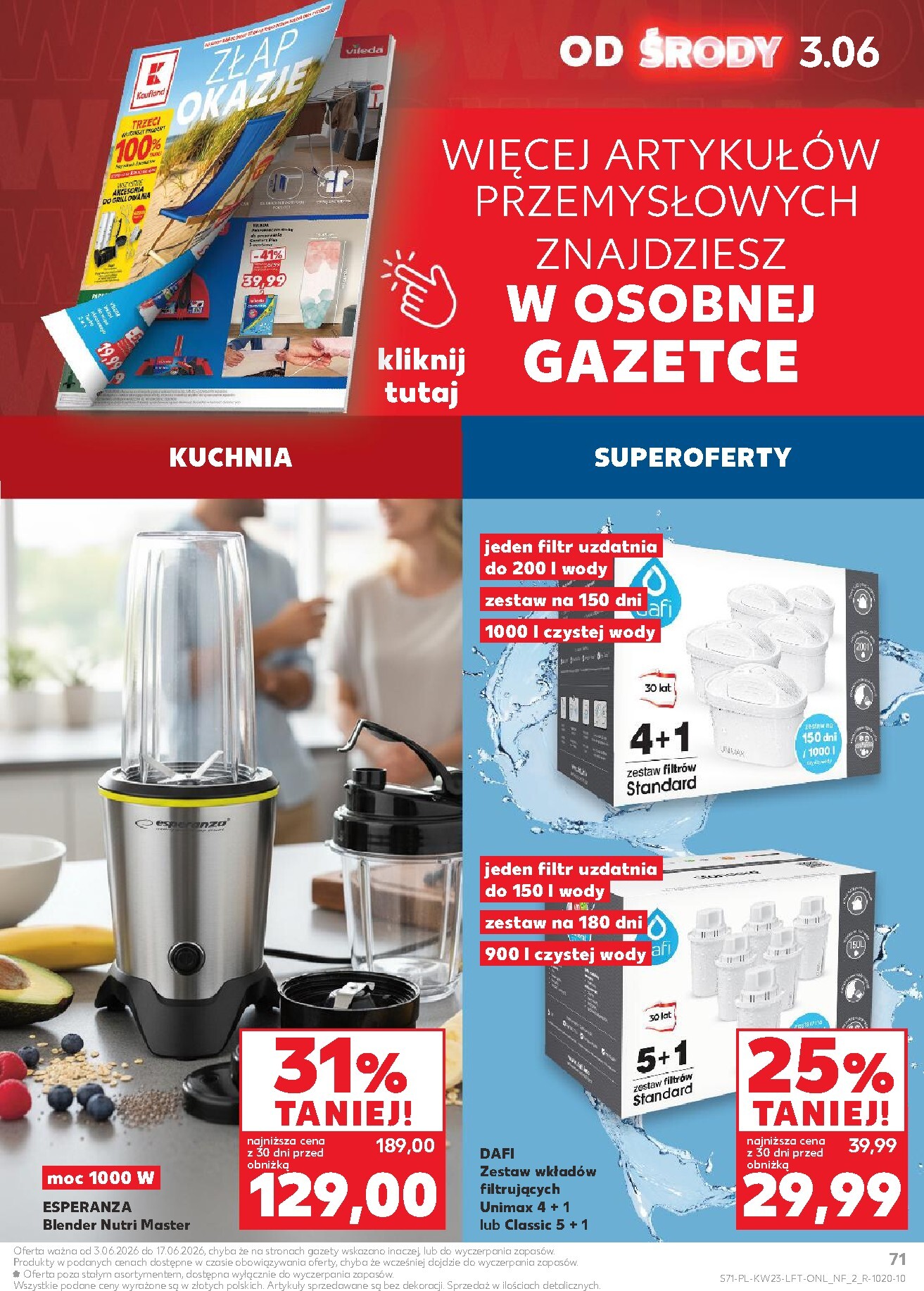 kaufland - Nowa gazetka Kaufland ważna od 03.06.2026 do 10.06.2026 - page: 71