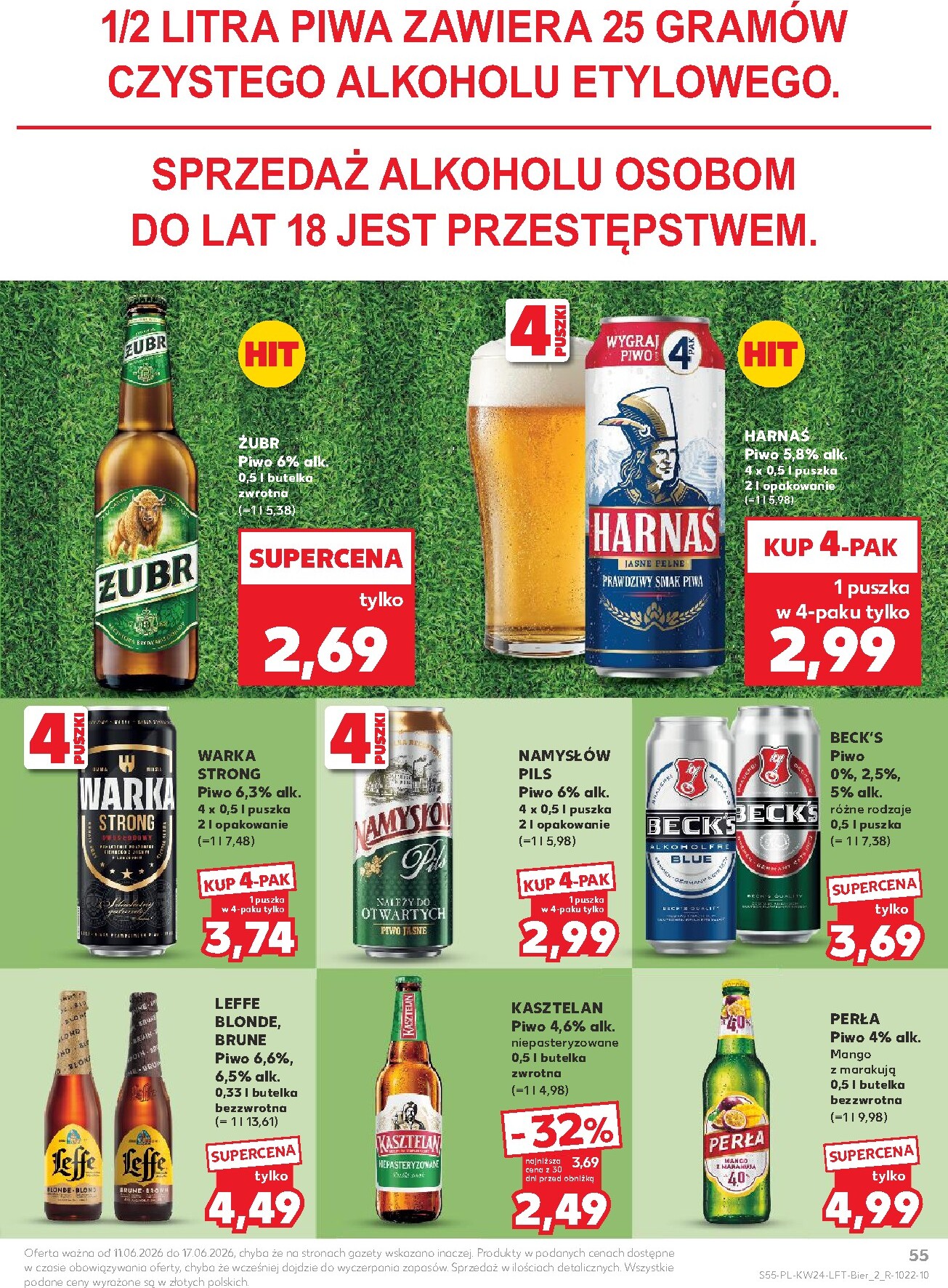 kaufland - Nowa gazetka Kaufland ważna od 11.06.2026 do 17.06.2026 - page: 55