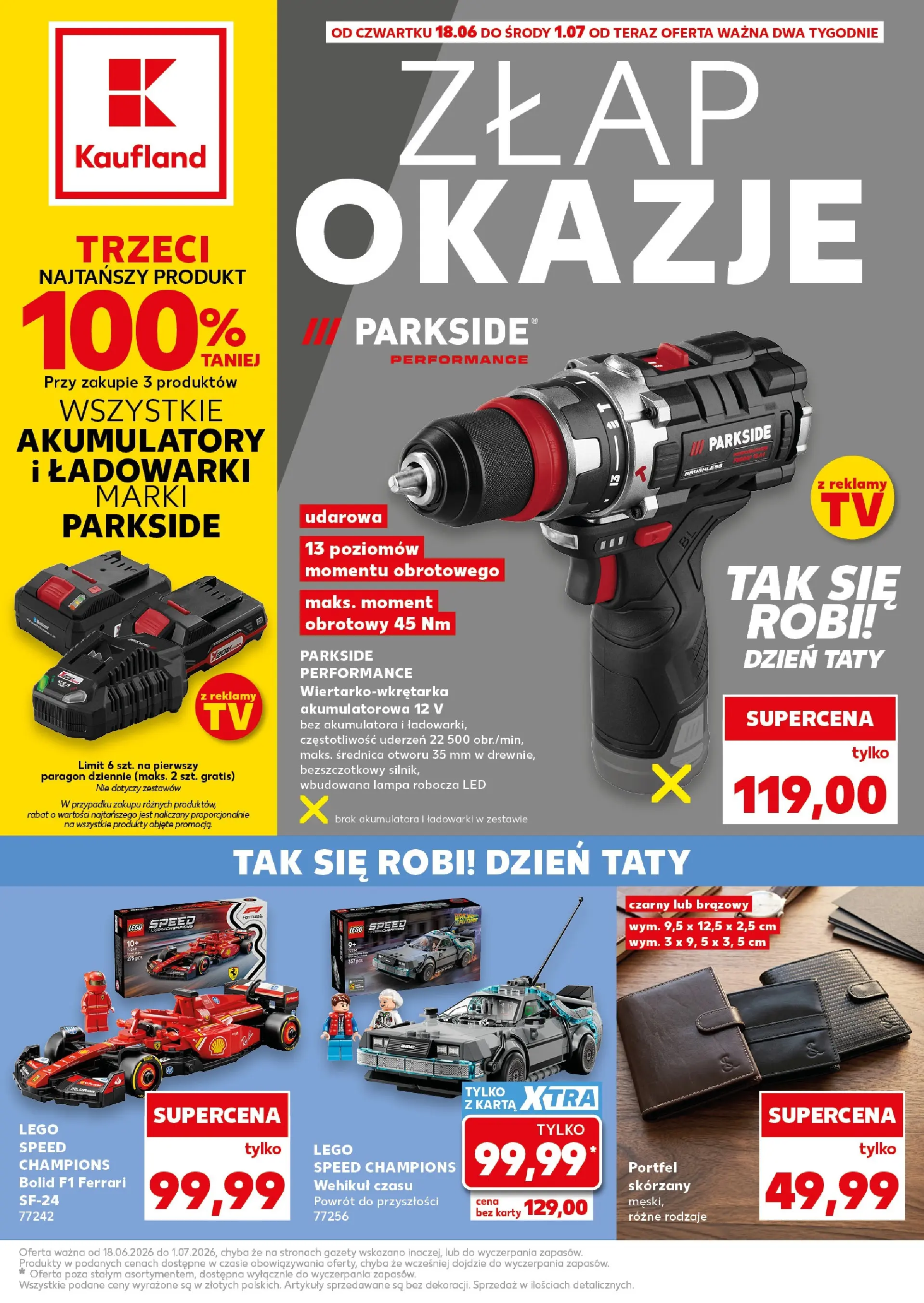 kaufland - Nowa gazetka Kaufland - Akcje i Nowe Marki - Czerwiec 2026 ważna od 18.06.2026 do 01.07.2026 - page: 1