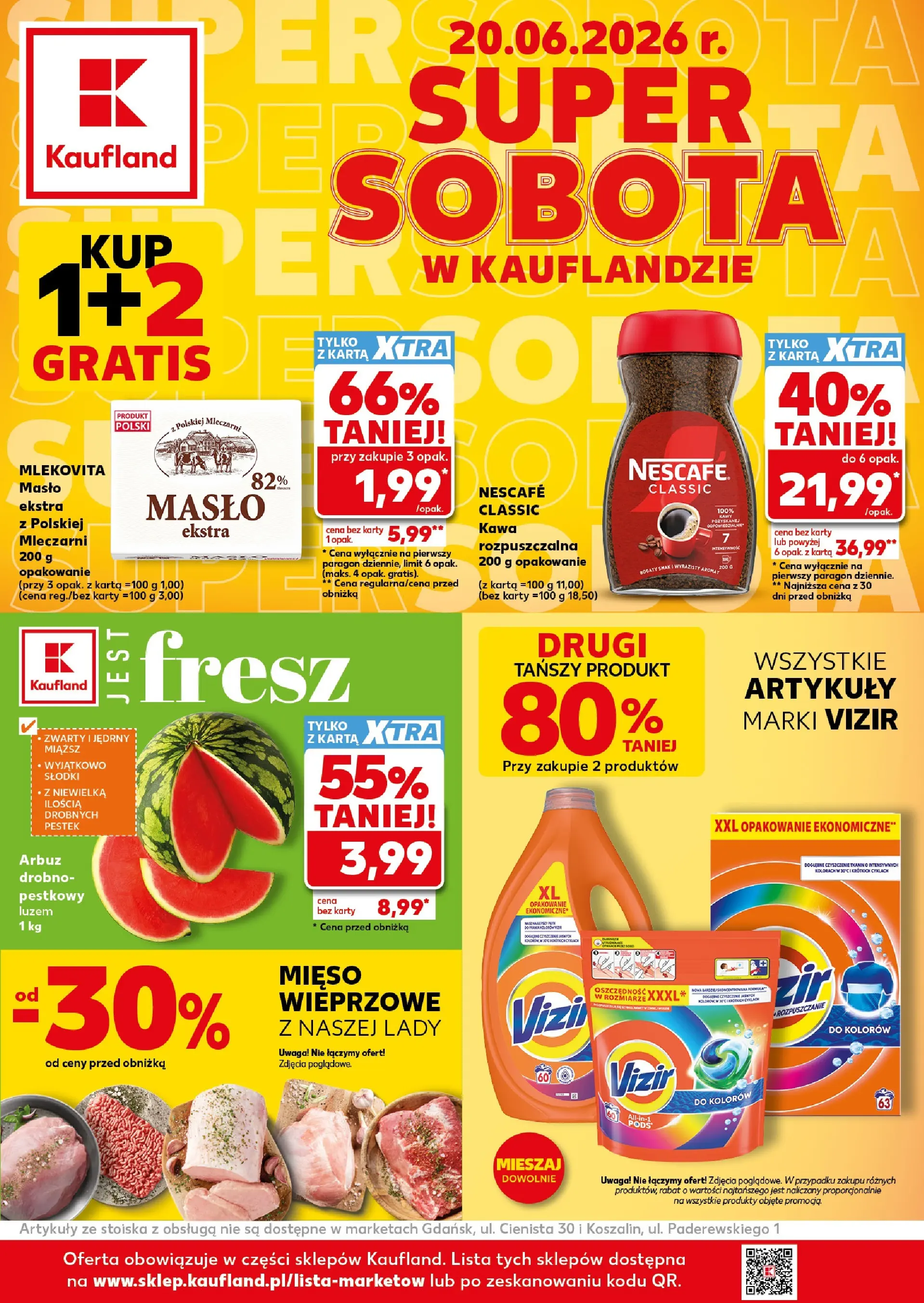 kaufland - Nowa gazetka Kaufland - Super Sobota ważna od 20.06.2026 do 30.06.2026