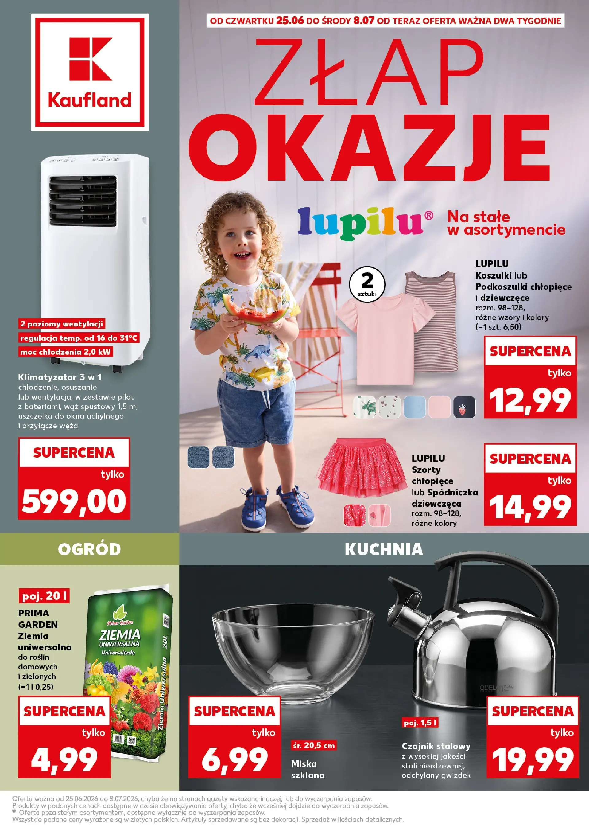 kaufland - Nowa gazetka Kaufland - Złap Okazje ważna od 25.06.2026 do 08.07.2026