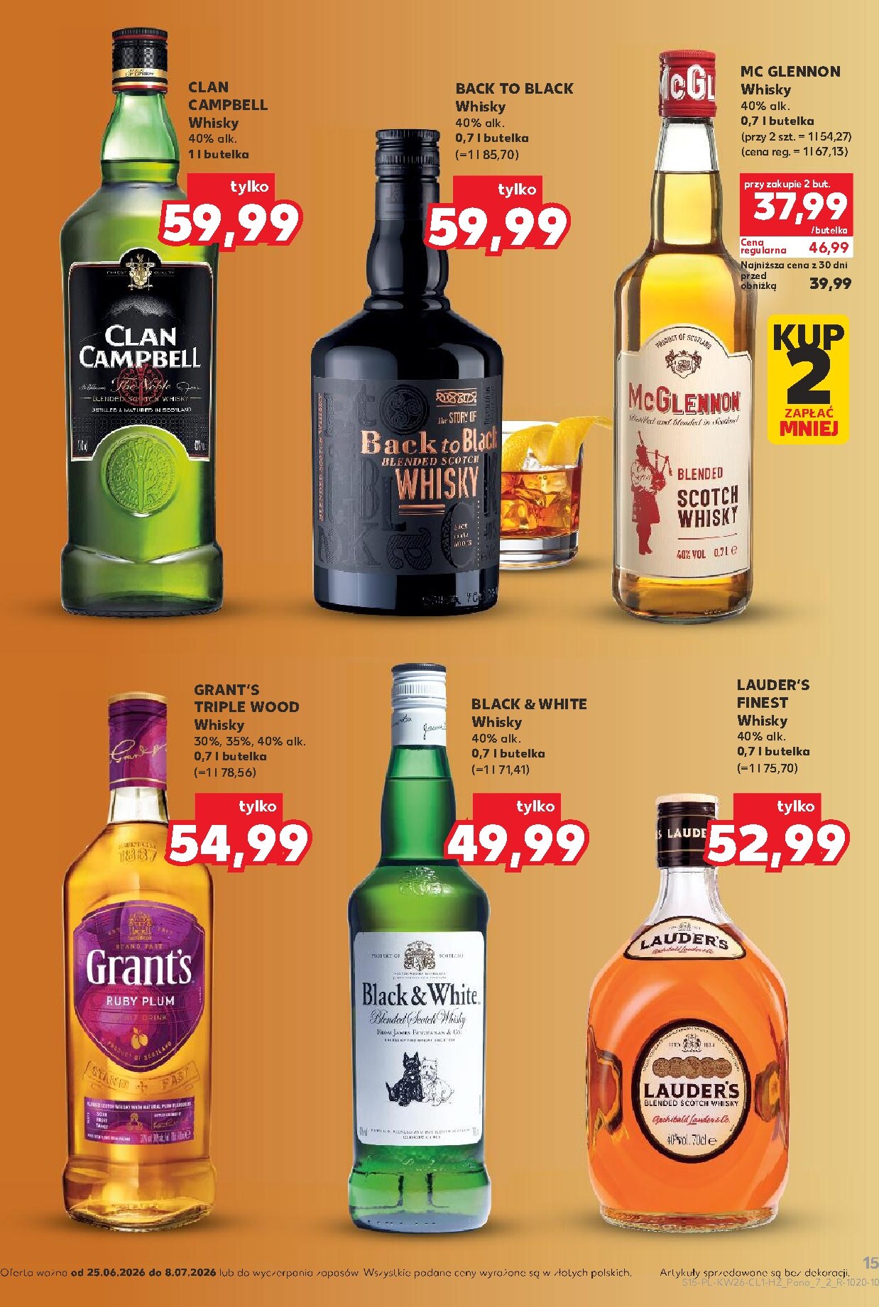 kaufland - Nowa gazetka Kaufland - Barek ważna od 25.06.2026 do 08.07.2026 - page: 15