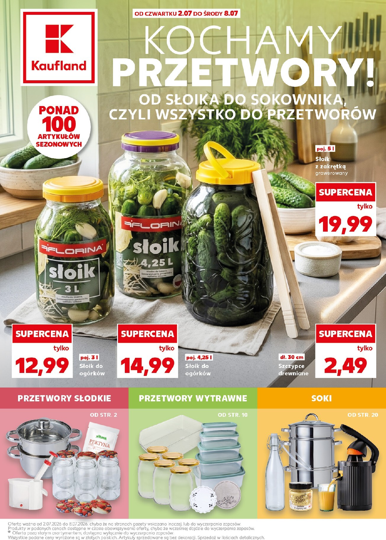 kaufland - Nowa gazetka Kaufland - Kochamy przetwory! ważna od 02.07.2026 do 08.07.2026