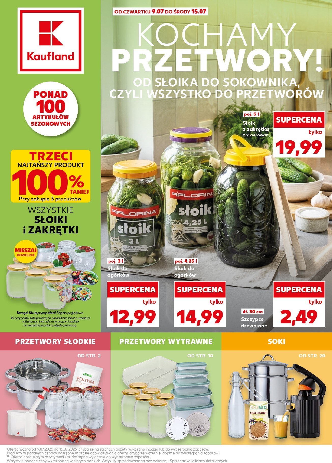 kaufland - Nowa gazetka Kaufland - Kochamy przetwory ważna od 09.07.2026 do 15.07.2026