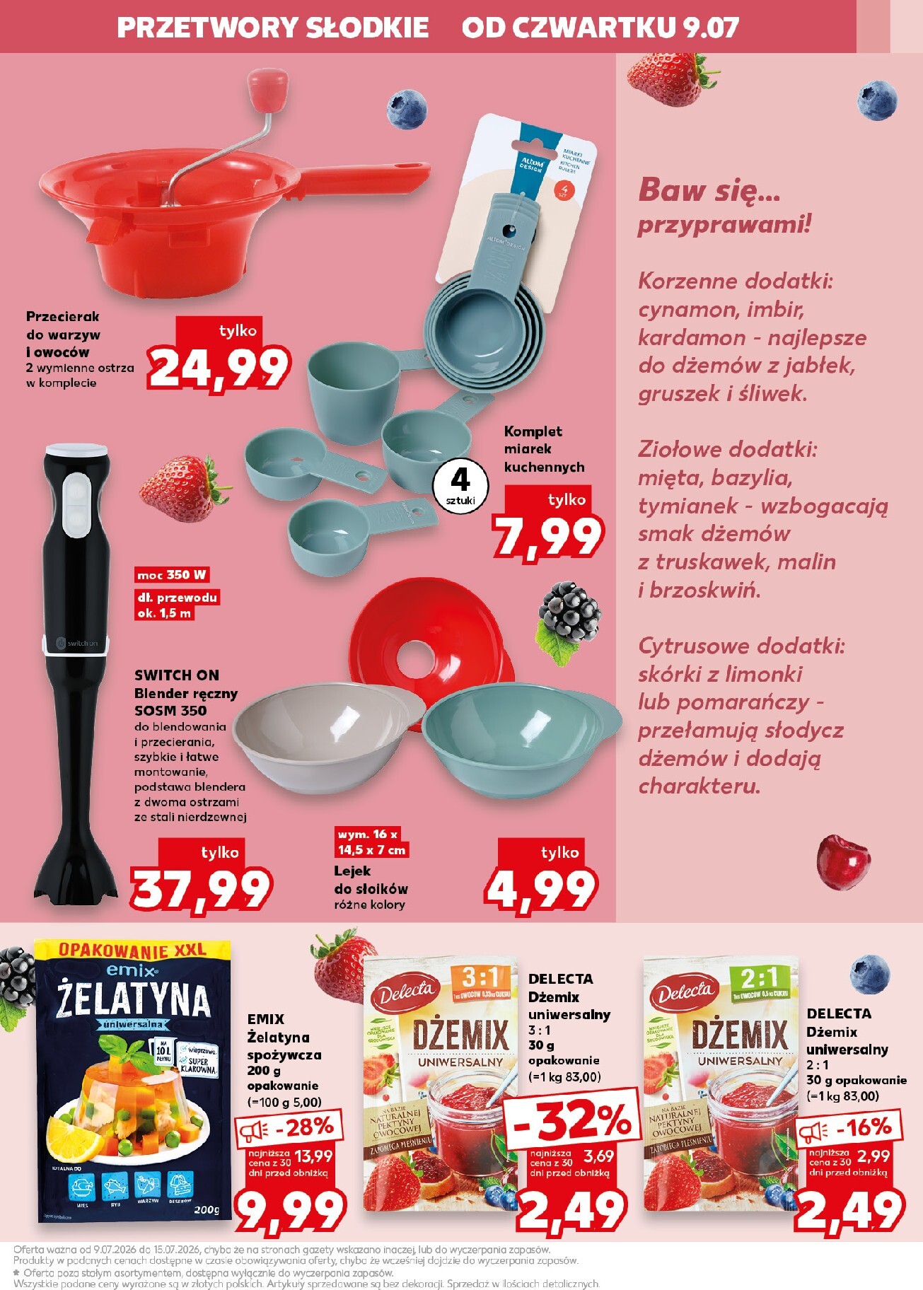 kaufland - Nowa gazetka Kaufland - Kochamy przetwory ważna od 09.07.2026 do 15.07.2026 - page: 7