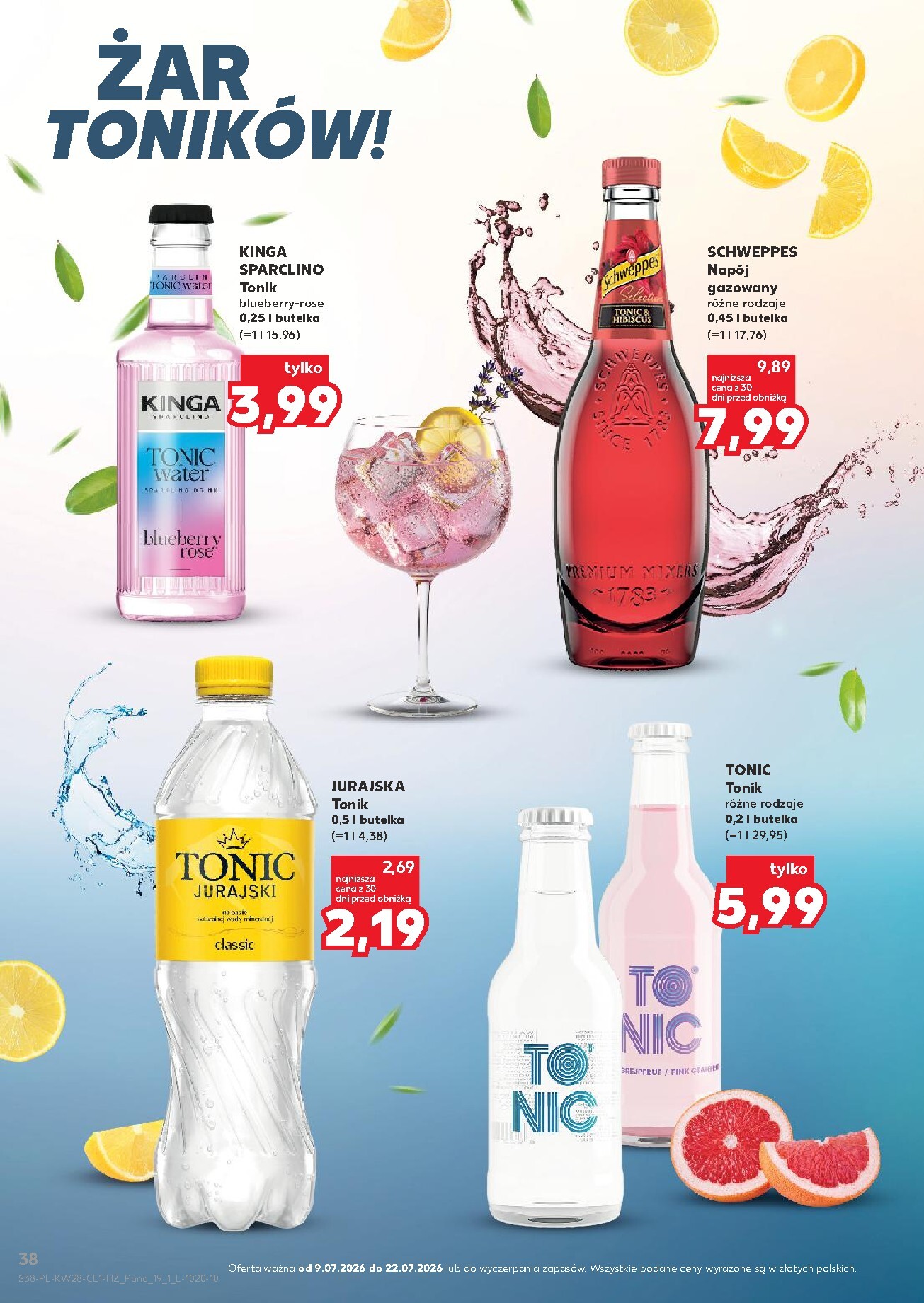 kaufland - Nowa gazetka Kaufland - Barek ważna od 09.07.2026 do 22.07.2026 - page: 38