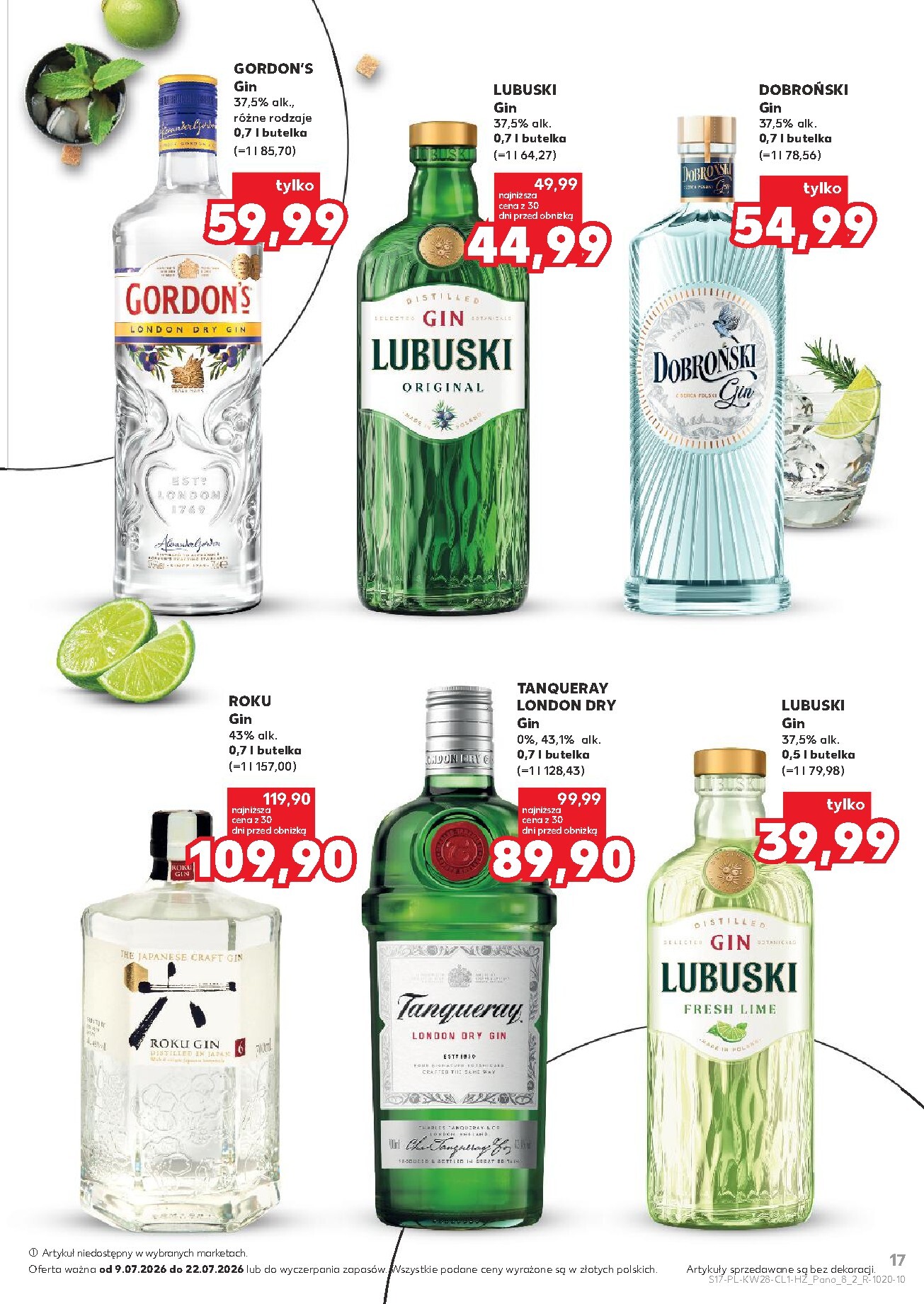 kaufland - Nowa gazetka Kaufland - Barek ważna od 09.07.2026 do 22.07.2026 - page: 17