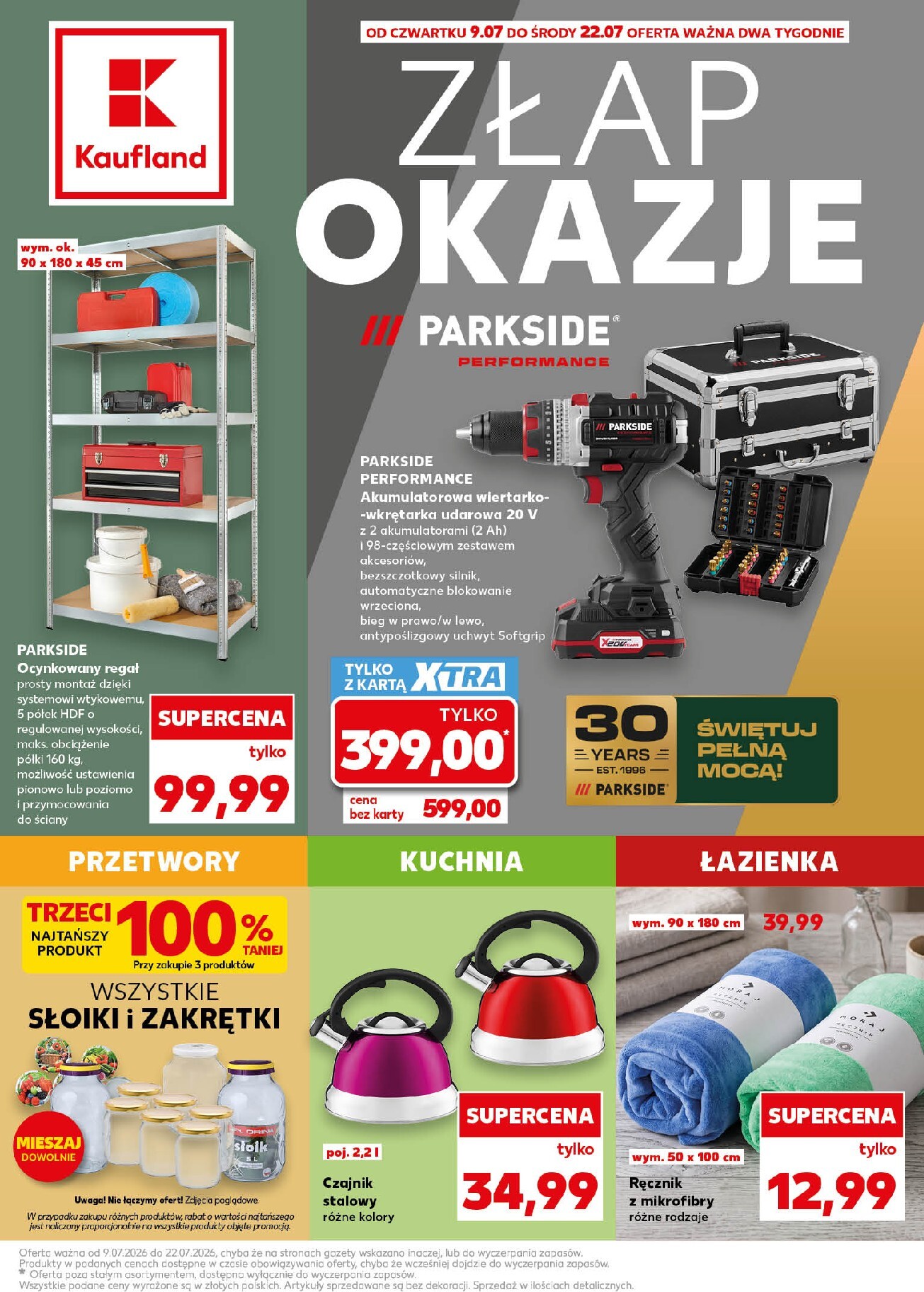 kaufland - Nowa gazetka Kaufland - Okazje ważna od 09.07.2026 do 22.07.2026