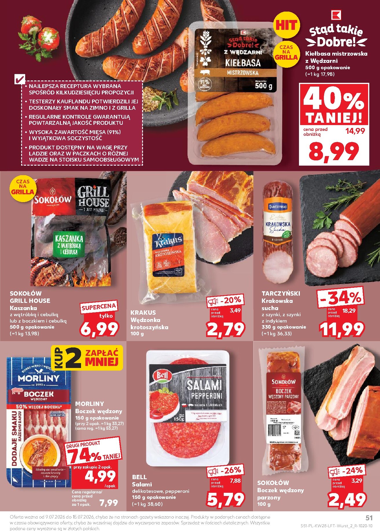 kaufland - Nowa gazetka Kaufland ważna od 09.07.2026 do 15.07.2026 - page: 51