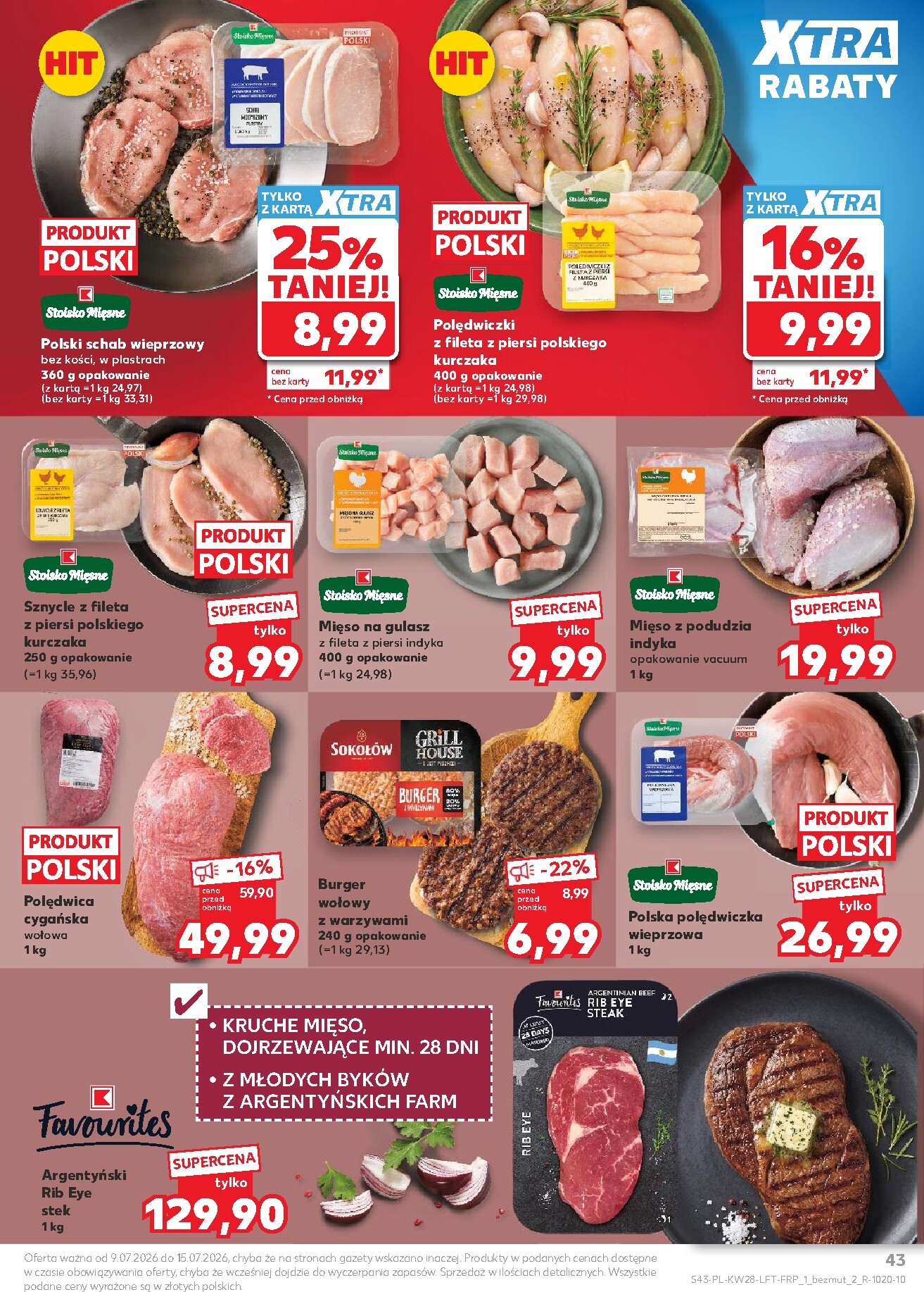 kaufland - Nowa gazetka Kaufland ważna od 09.07.2026 do 15.07.2026 - page: 43