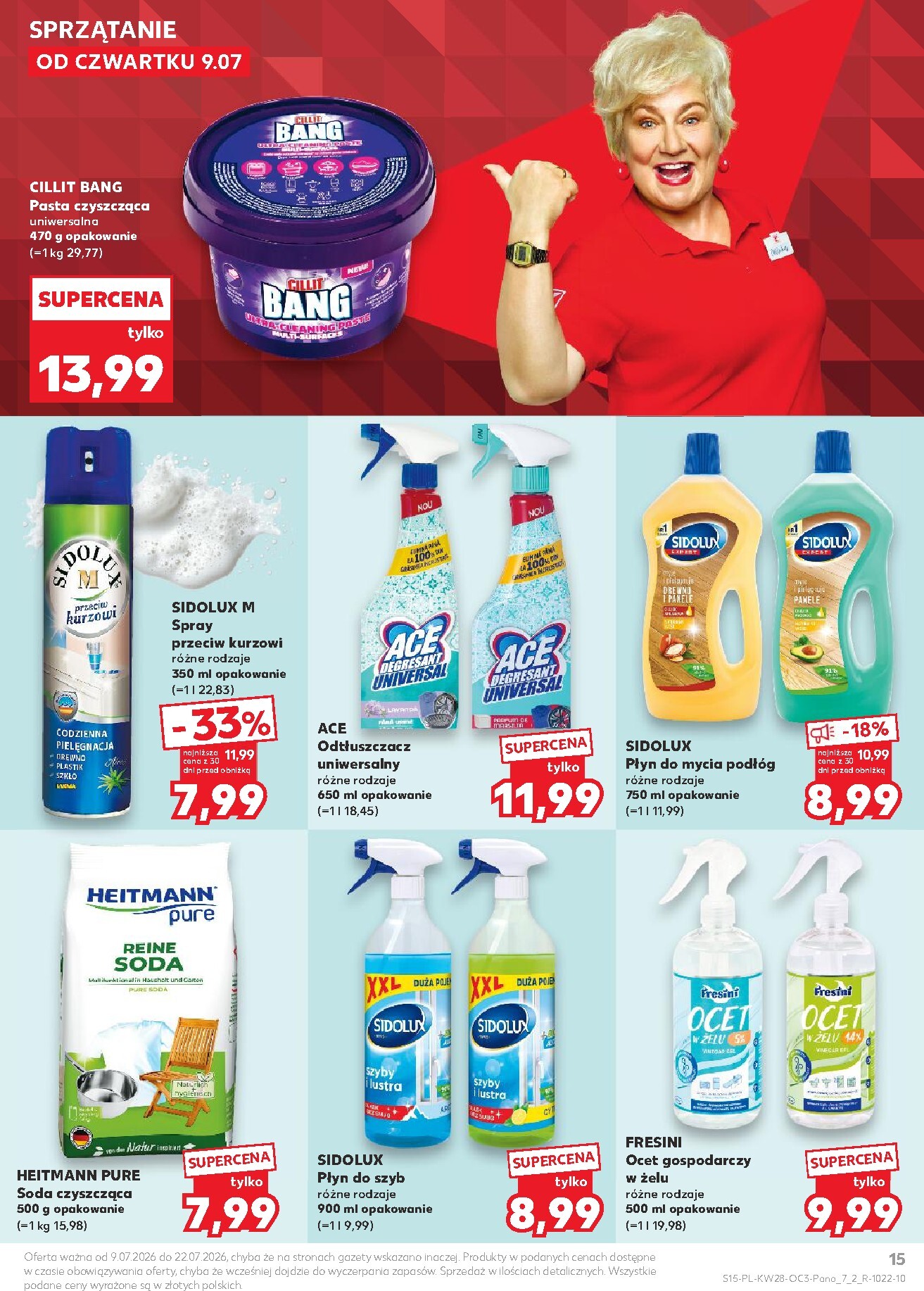 kaufland - Aktualna gazetka Kaufland - Letnie Porządki ważna od 09.07.2026 do 22.07.2026 - page: 15