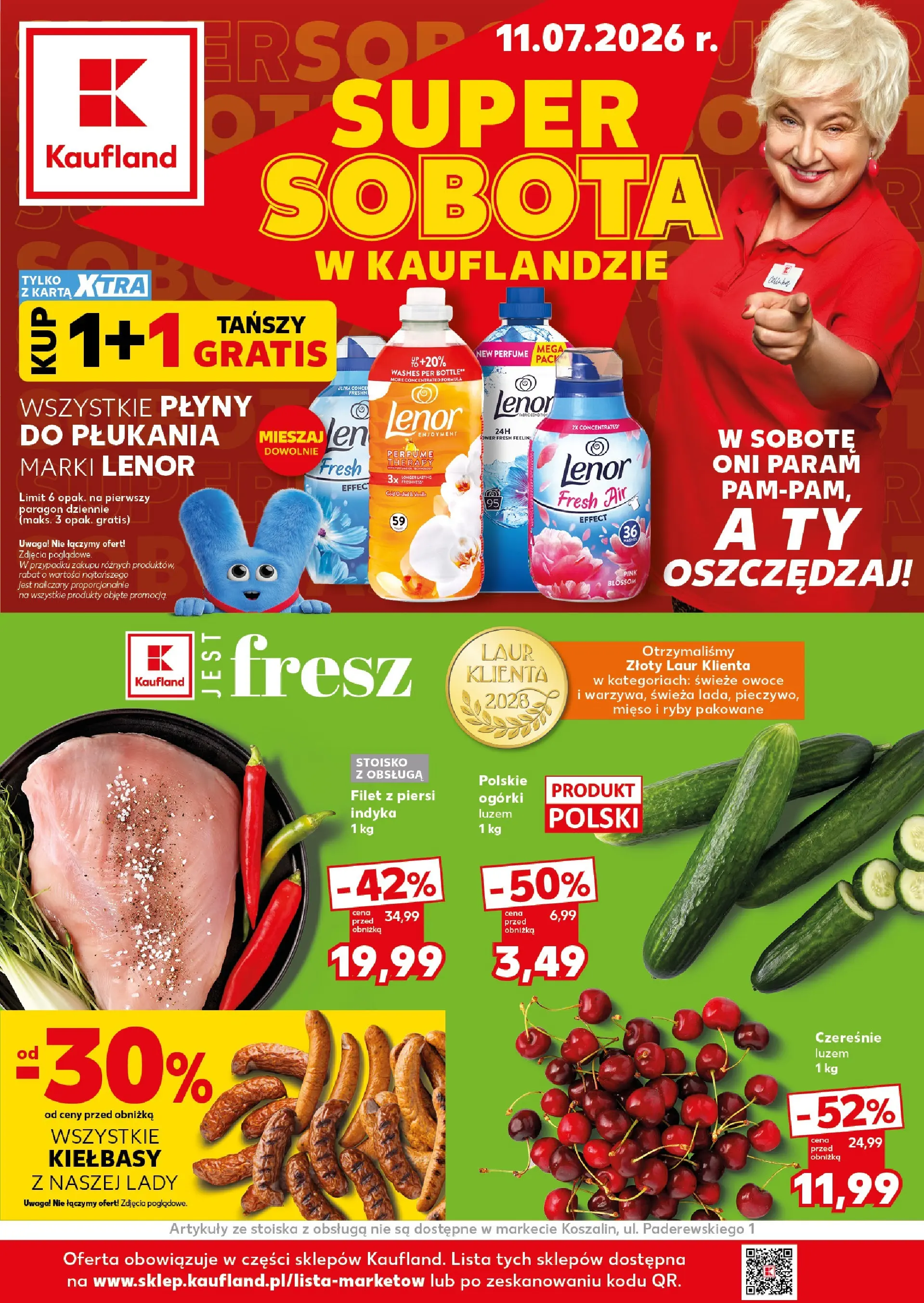 kaufland - Nowa gazetka Kaufland ważna od 11.07.2026 - 11.07.2026