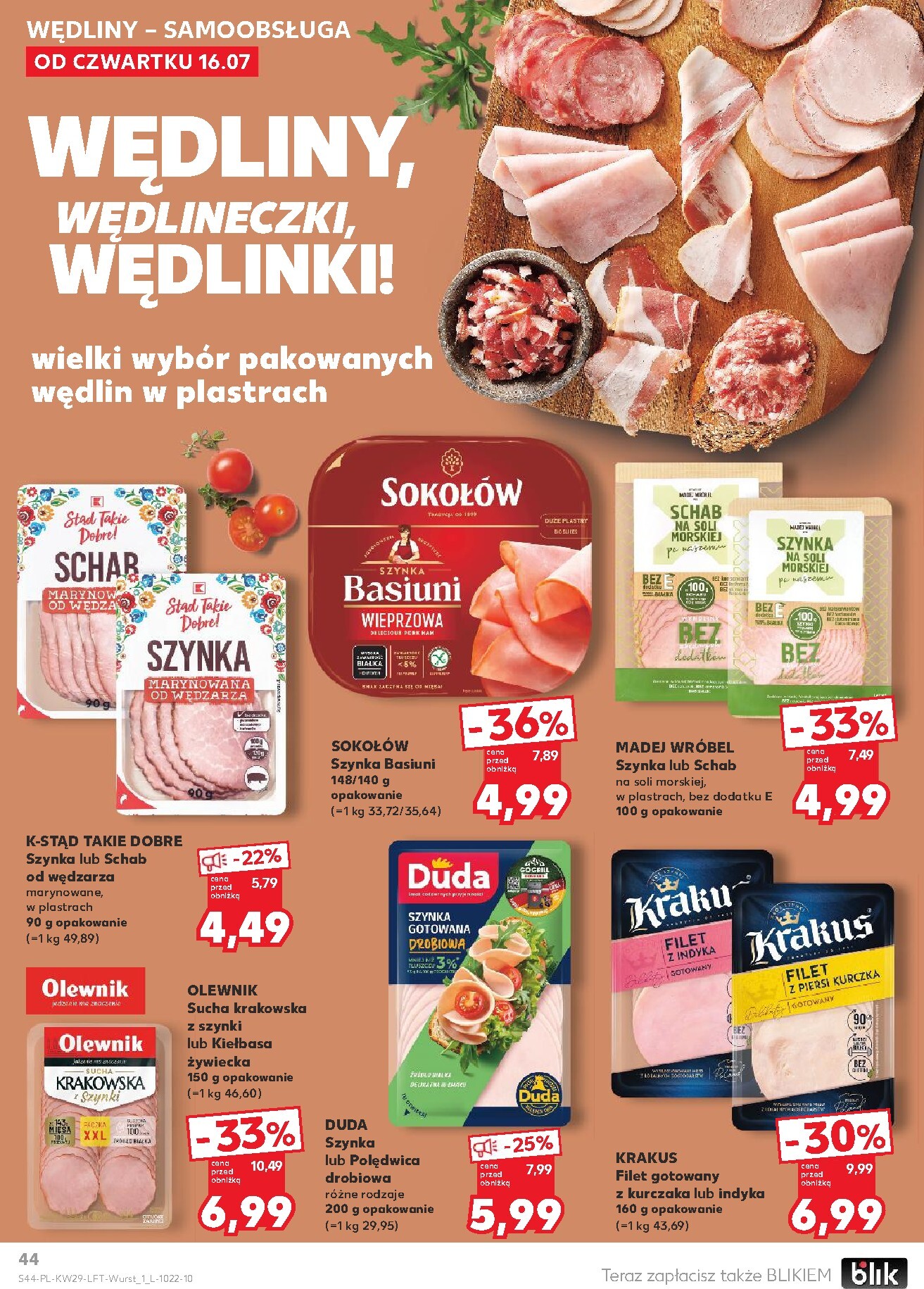 kaufland - Nowa gazetka Kaufland ważna od 16.07.2026 do 22.07.2026 - page: 44