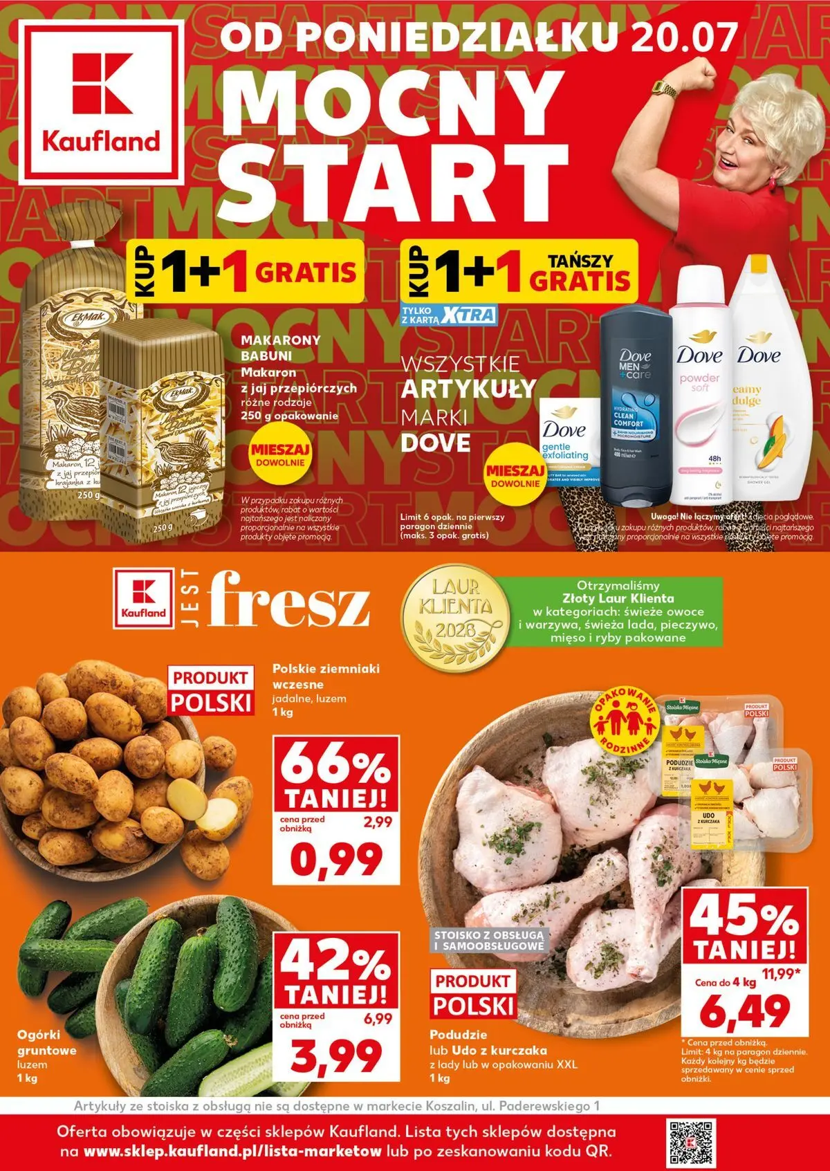 kaufland - Nowa gazetka Kaufland - Kaufland Mocny Start ważne do 22.07 ważna od 20.07.2026 do 31.07.2026 - page: 1
