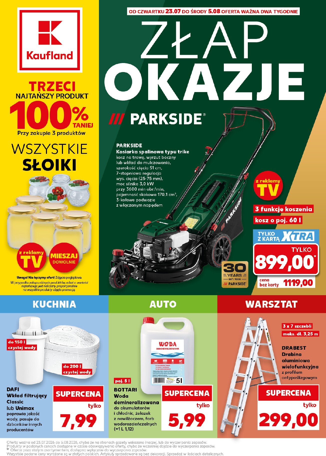 kaufland - Nowa gazetka Kaufland - Okazje ważna od 23.07.2026 do 05.08.2026