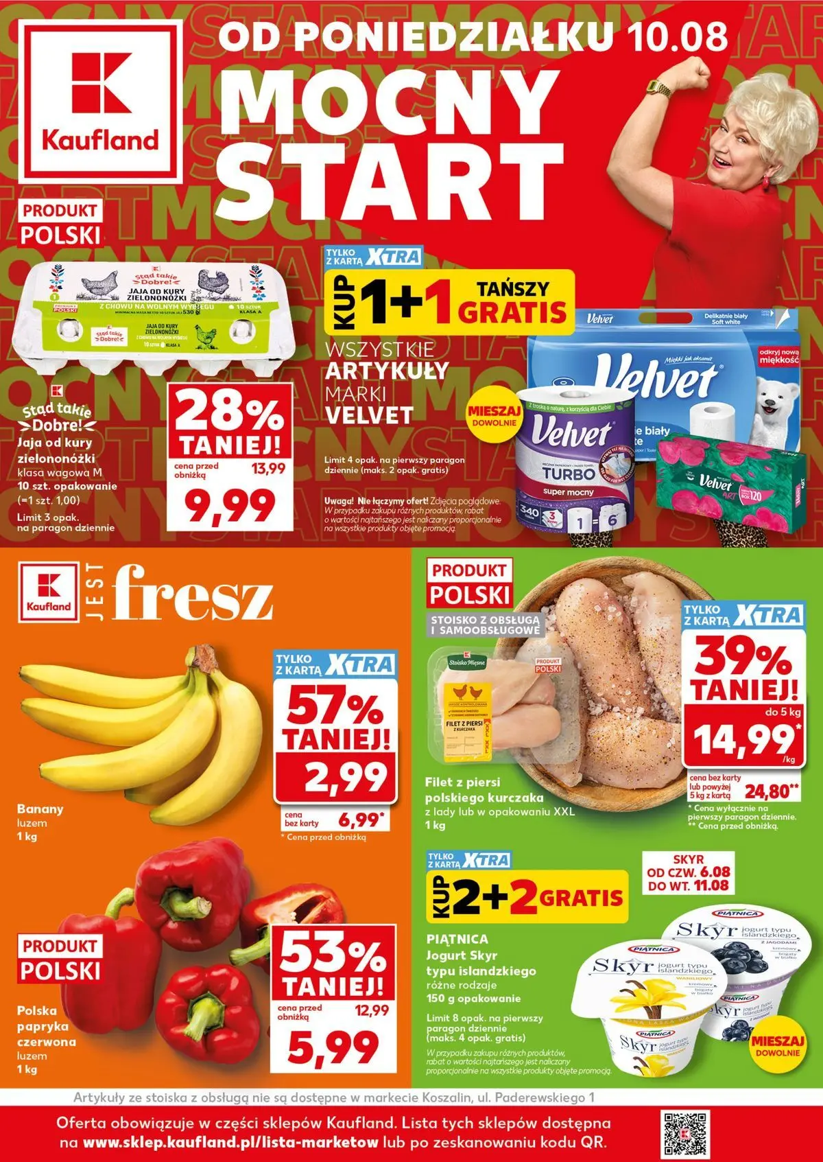 kaufland - Nowa gazetka Kaufland - Mocny Start ważna od 10.08.2026 do 11.08.2026