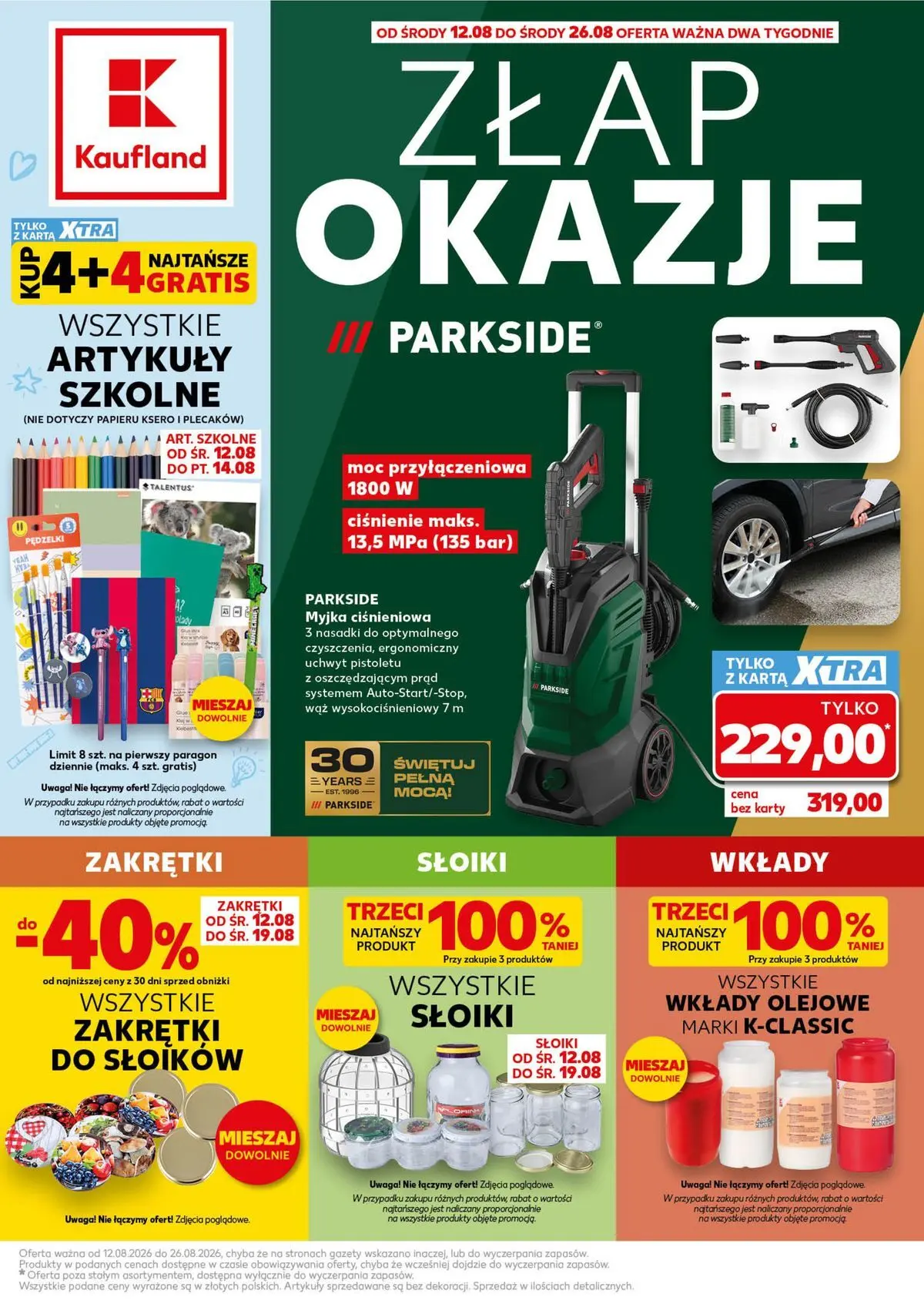 kaufland - Nowa gazetka Kaufland - Nonfood ważna od 12.08.2026 do 26.08.2026