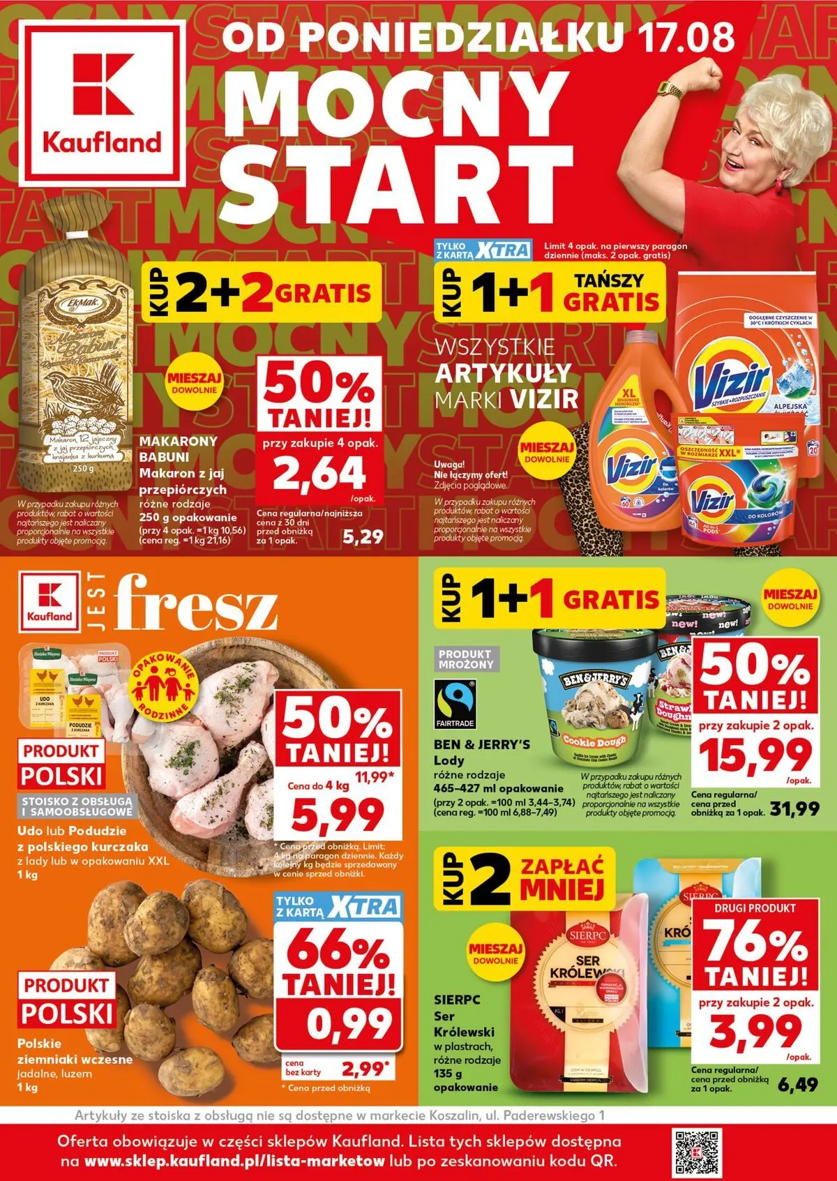 kaufland - Nowa gazetka Kaufland - Mocny Start ważna od 17.08.2026 do 19.08.2026