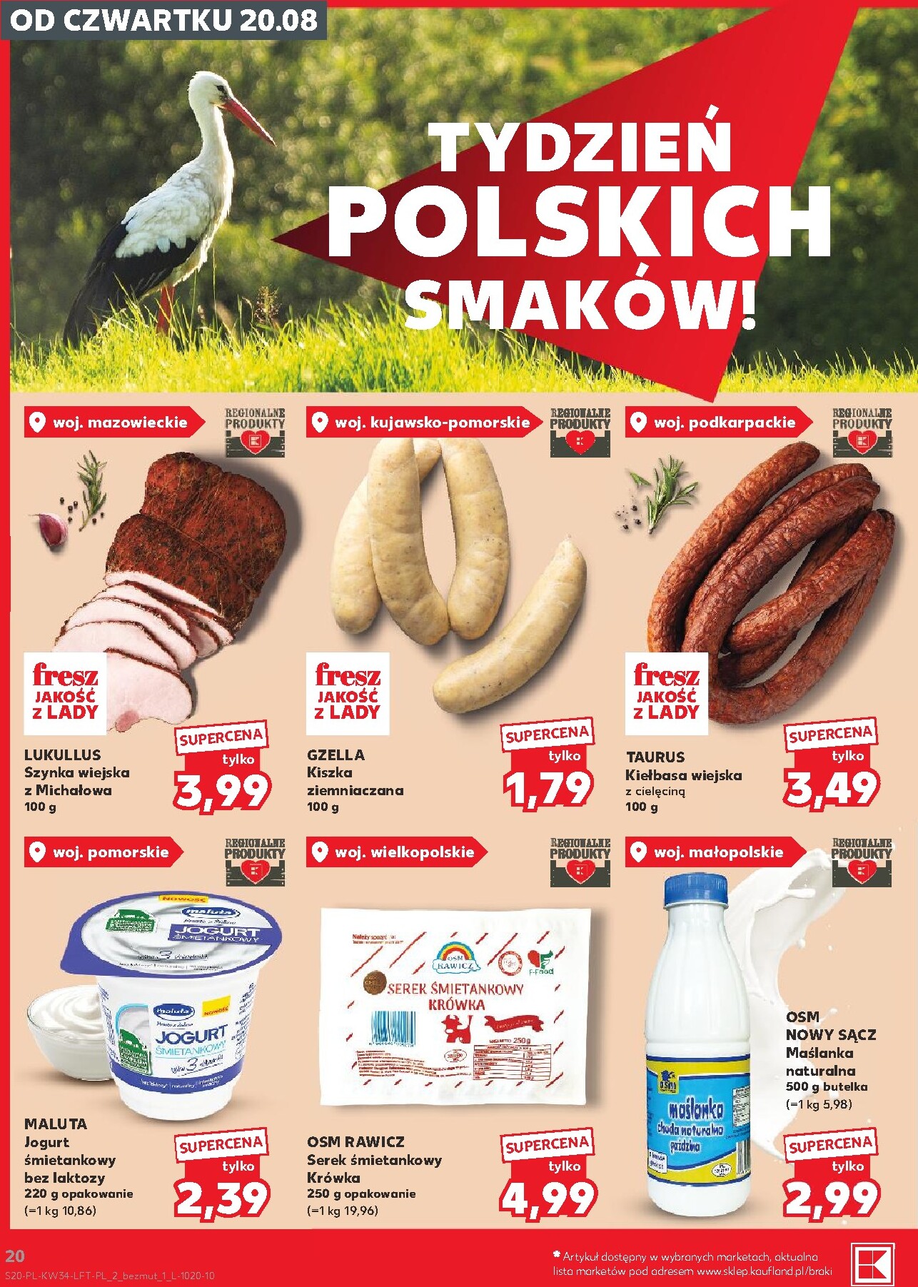 kaufland - Nowa gazetka Kaufland ważna od 20.08.2026 do 26.08.2026 - page: 20