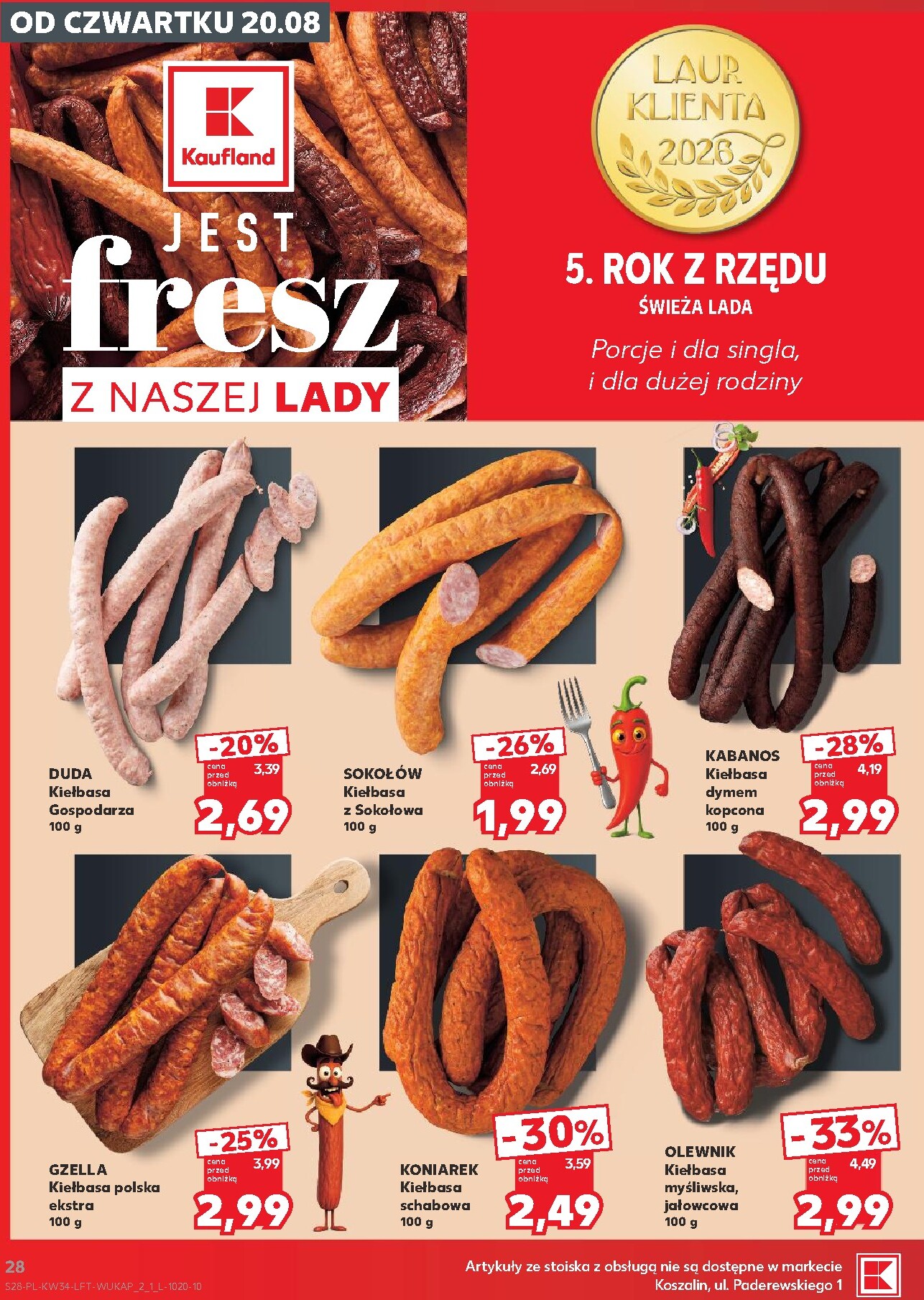 kaufland - Nowa gazetka Kaufland ważna od 20.08.2026 do 26.08.2026 - page: 28