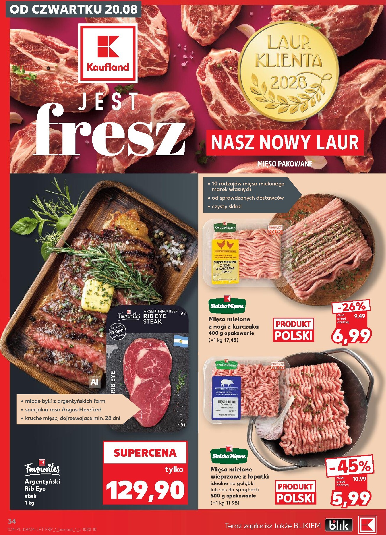 kaufland - Nowa gazetka Kaufland ważna od 20.08.2026 do 26.08.2026 - page: 34