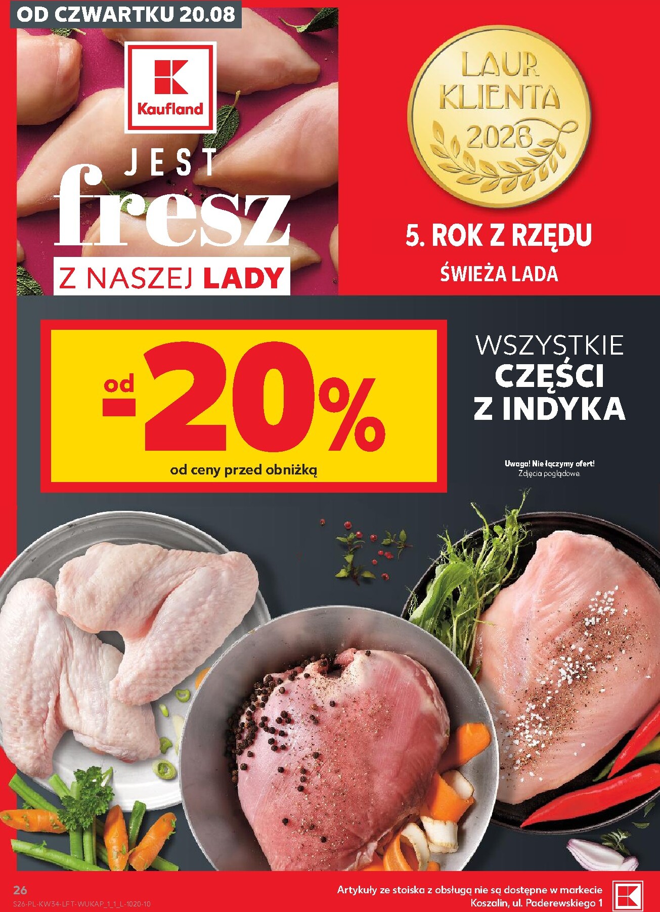 kaufland - Nowa gazetka Kaufland ważna od 20.08.2026 do 26.08.2026 - page: 26