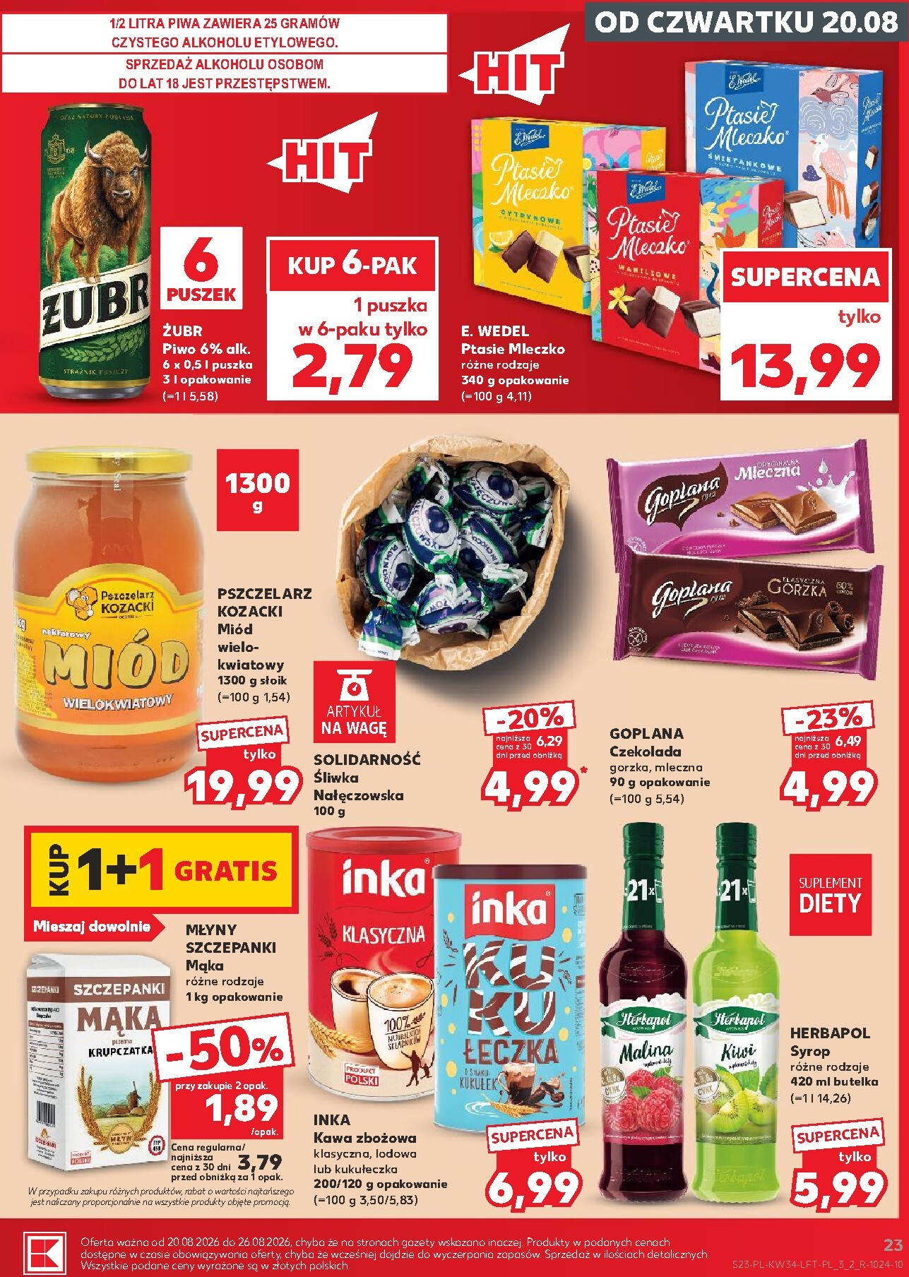 kaufland - Nowa gazetka Kaufland ważna od 20.08.2026 do 26.08.2026 - page: 23