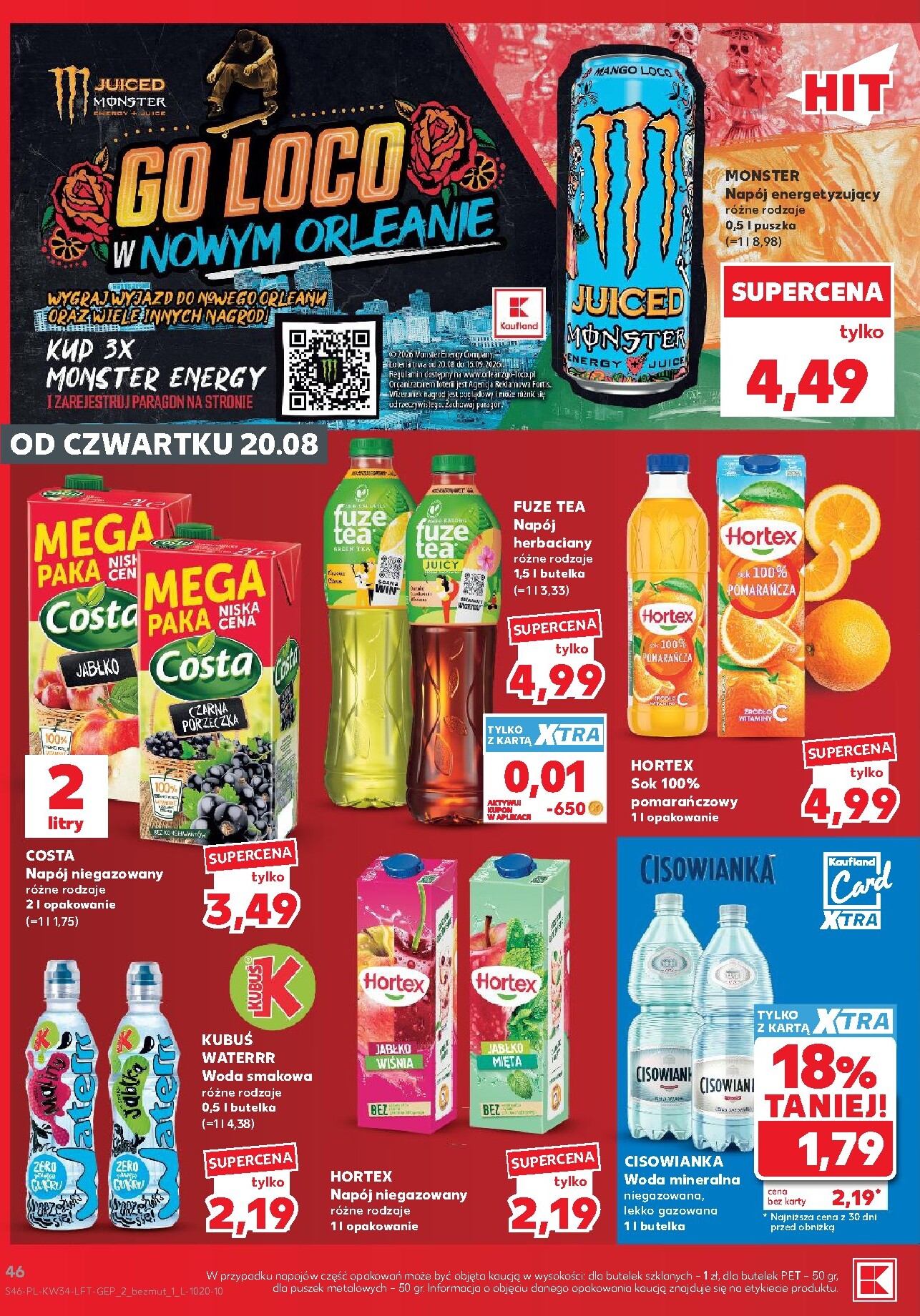 kaufland - Nowa gazetka Kaufland ważna od 20.08.2026 do 26.08.2026 - page: 46