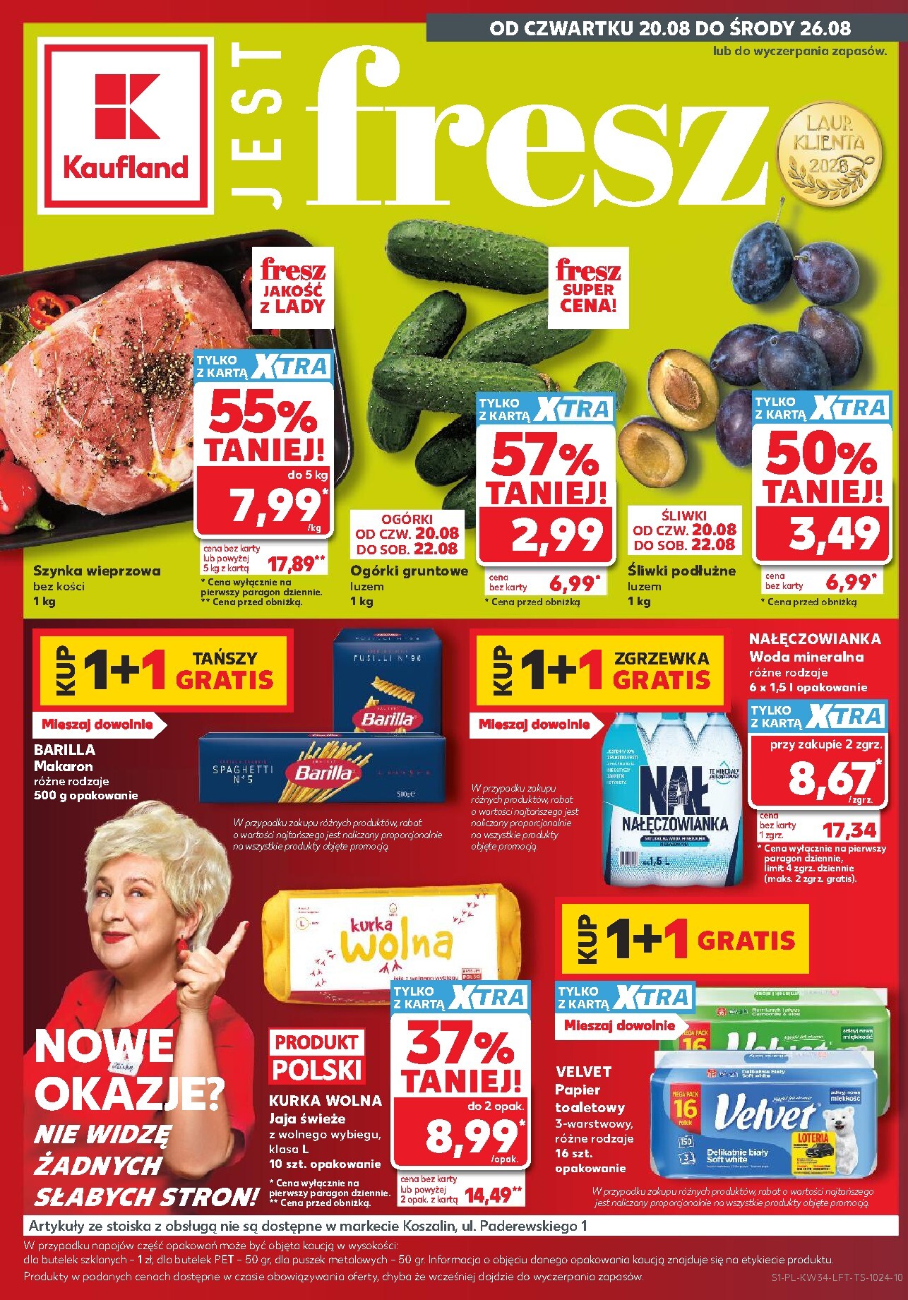 kaufland - Nowa gazetka Kaufland ważna od 20.08.2026 do 26.08.2026