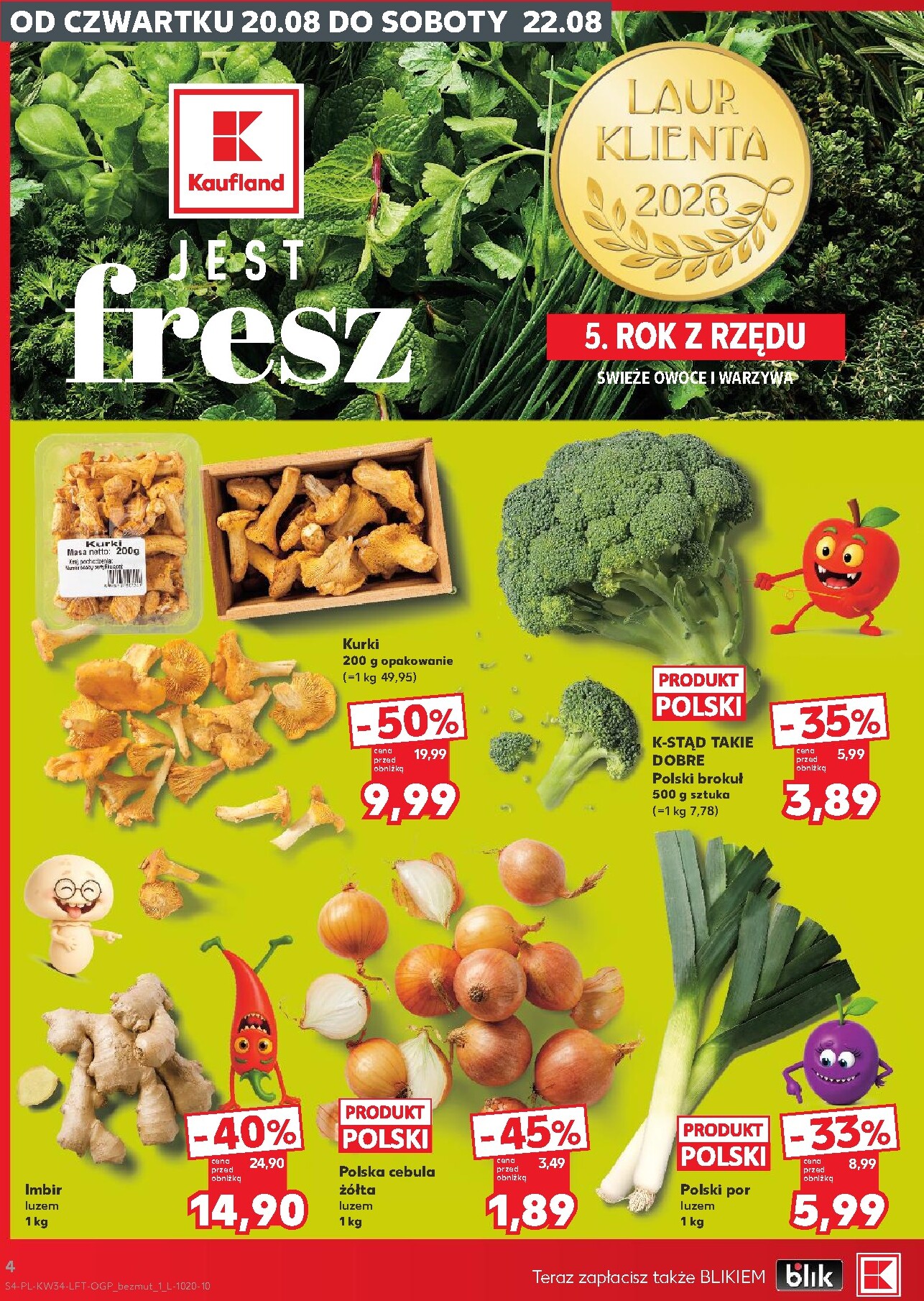 kaufland - Nowa gazetka Kaufland ważna od 20.08.2026 do 26.08.2026 - page: 4