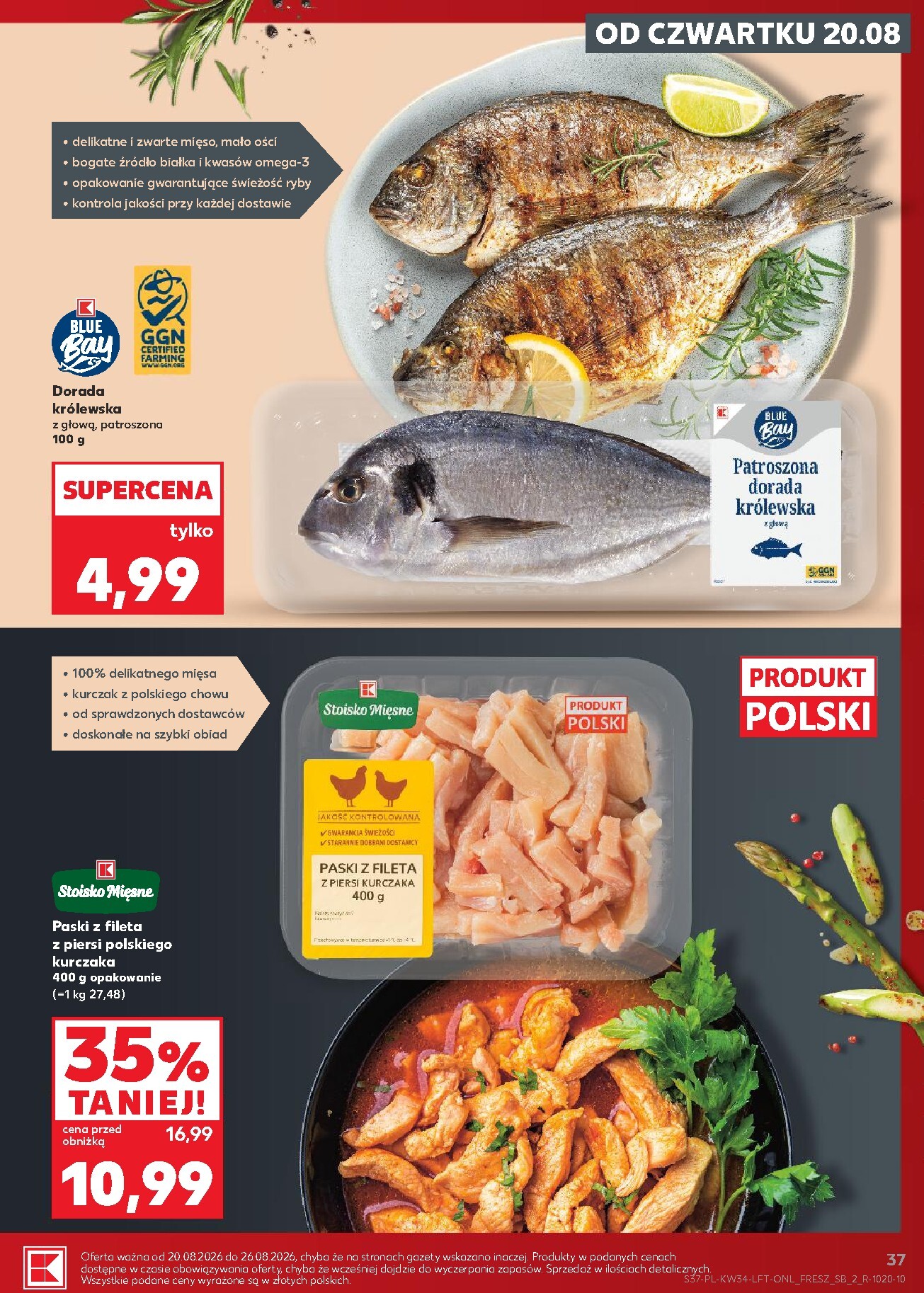 kaufland - Nowa gazetka Kaufland ważna od 20.08.2026 do 26.08.2026 - page: 37