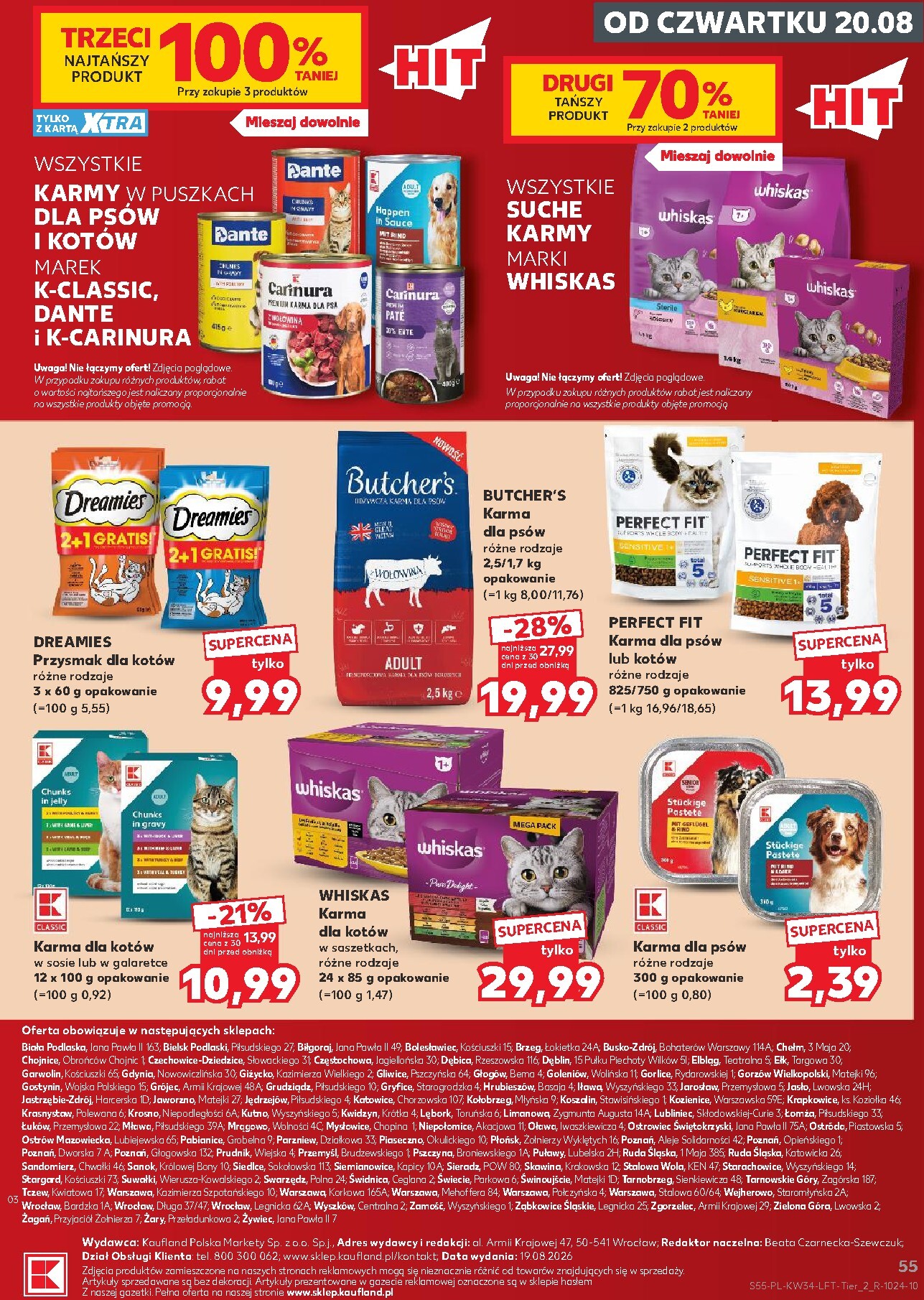kaufland - Nowa gazetka Kaufland ważna od 20.08.2026 do 26.08.2026 - page: 55