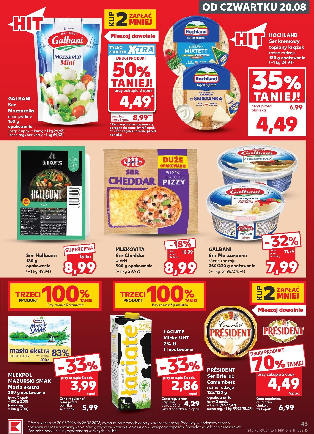 kaufland - Nowa gazetka Kaufland ważna od 20.08.2026 do 26.08.2026 - page: 43