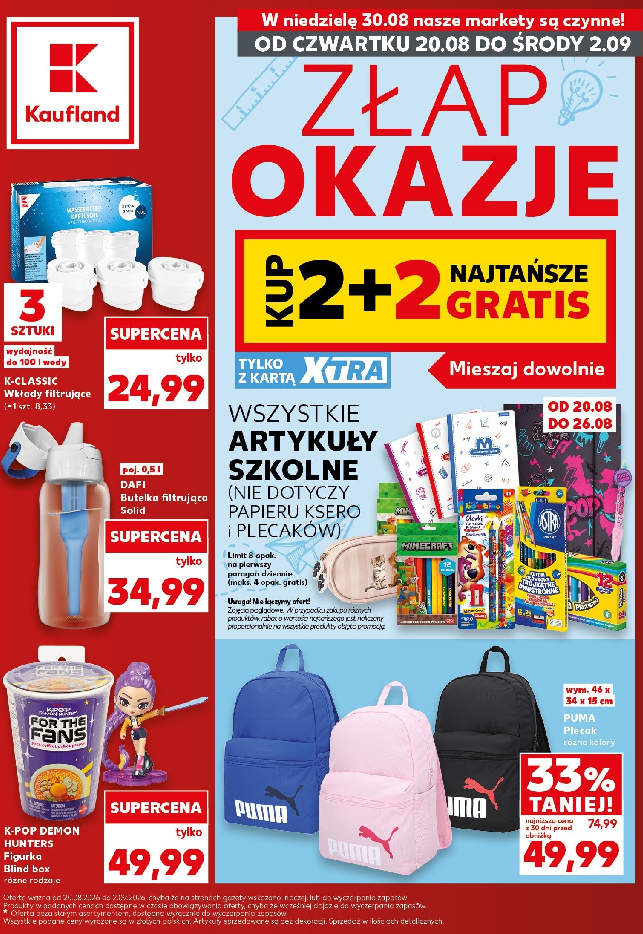 kaufland - Nowa gazetka Kaufland - Okazje ważna od 20.08.2026 do 02.09.2026