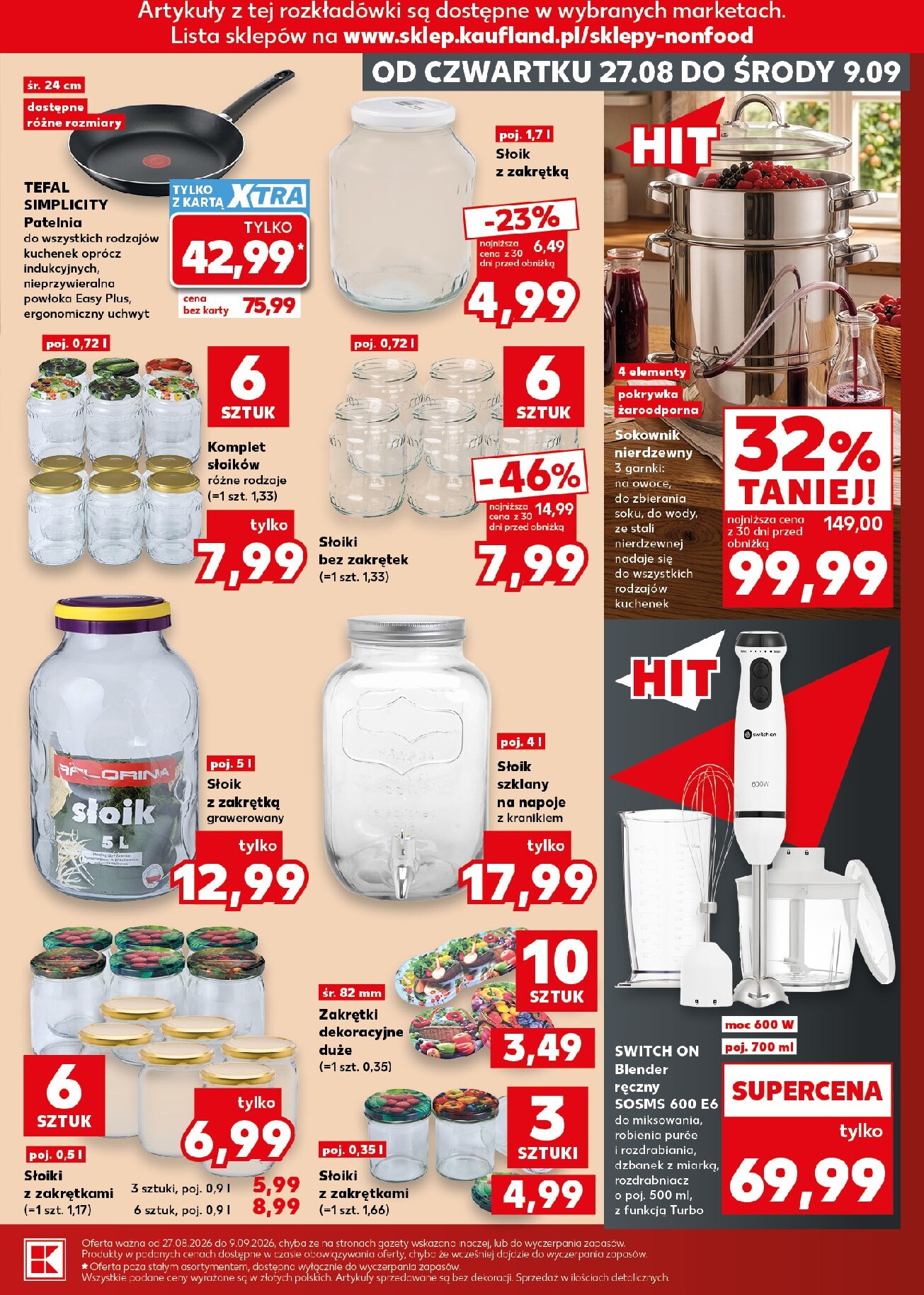 kaufland - Nowa gazetka Kaufland - Okazje ważna od 27.08.2026 do 09.09.2026 - page: 9