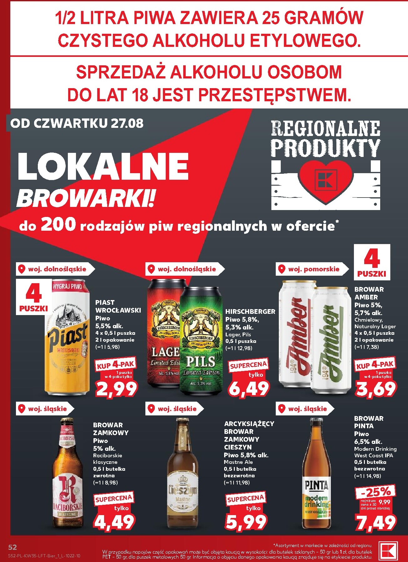 kaufland - Nowa gazetka Kaufland ważna od 27.08.2026 do 02.09.2026 - page: 52